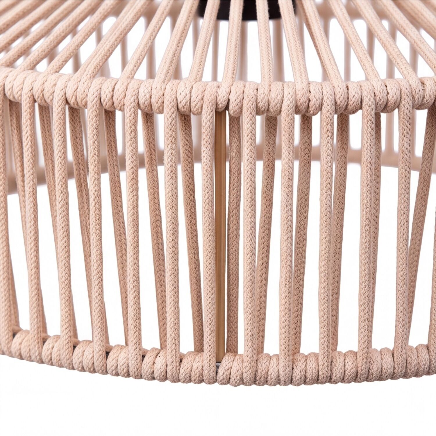 Rattan, Lamp base, Woven rope, Beige, Indoor lighting