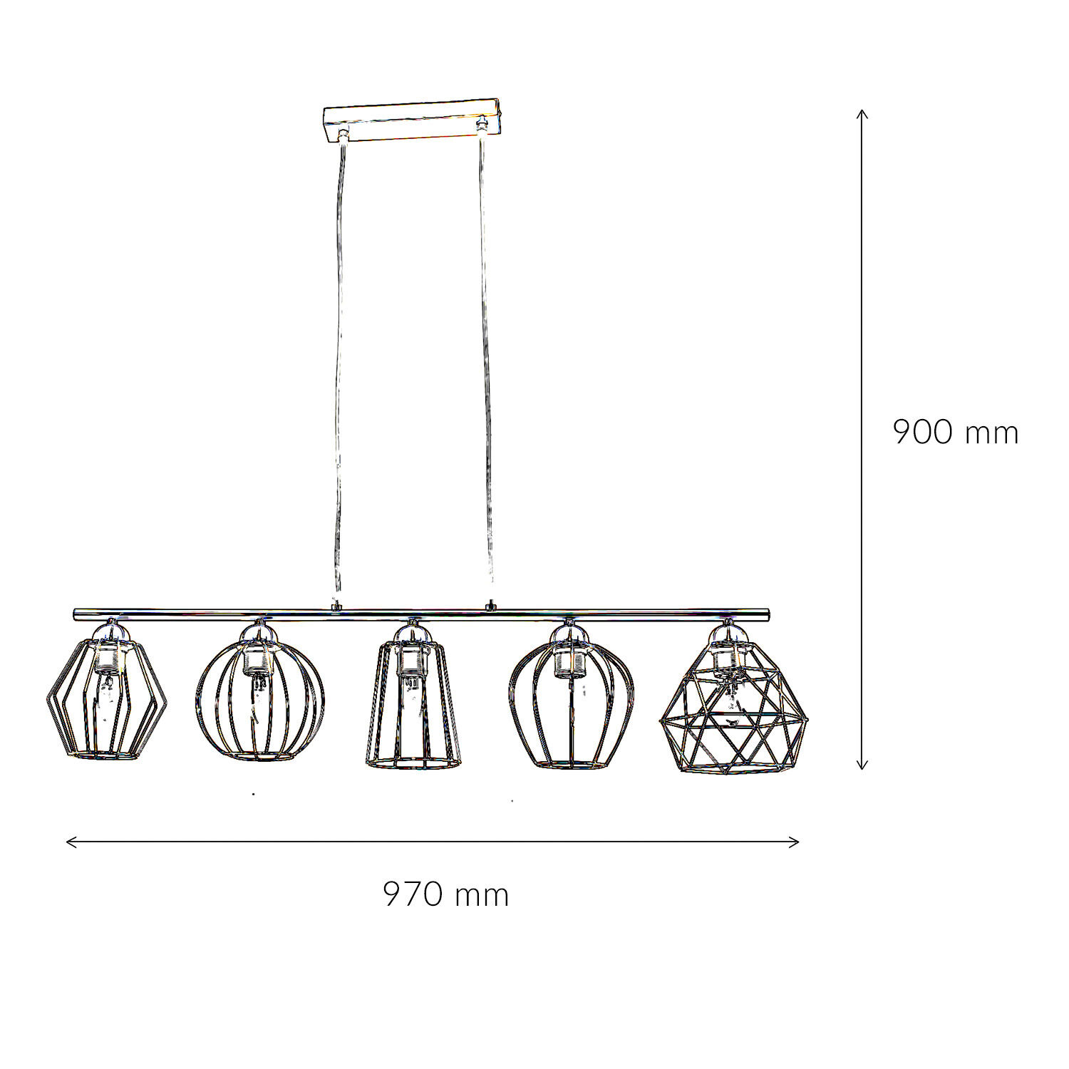 Pendelleuchte GALAXY in Messing Küche Esszimmer Diagramm, Handlung, Kronleuchter, Lampe, Glas