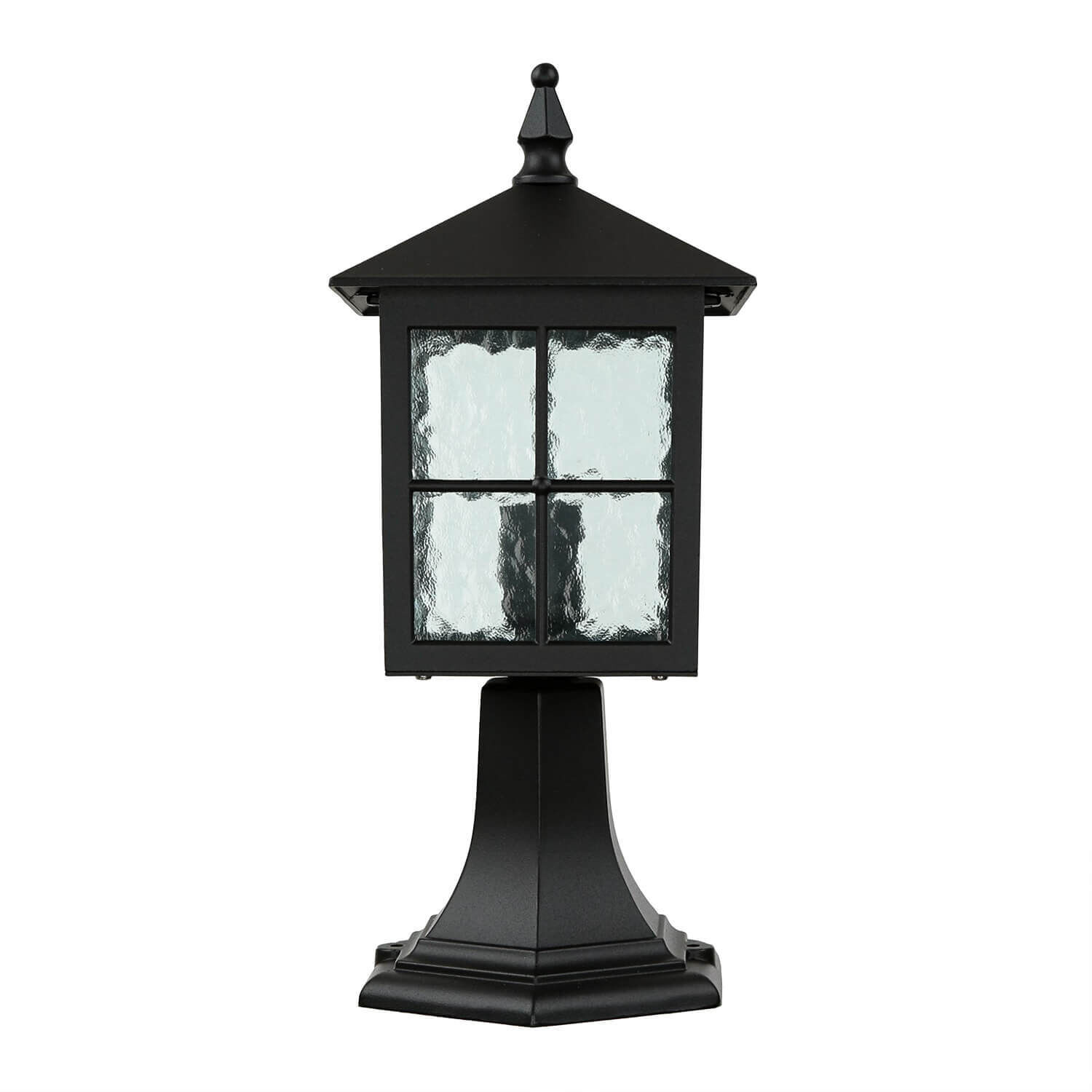 Lampe de socle rustique BAARLE Noir H:45cm E27