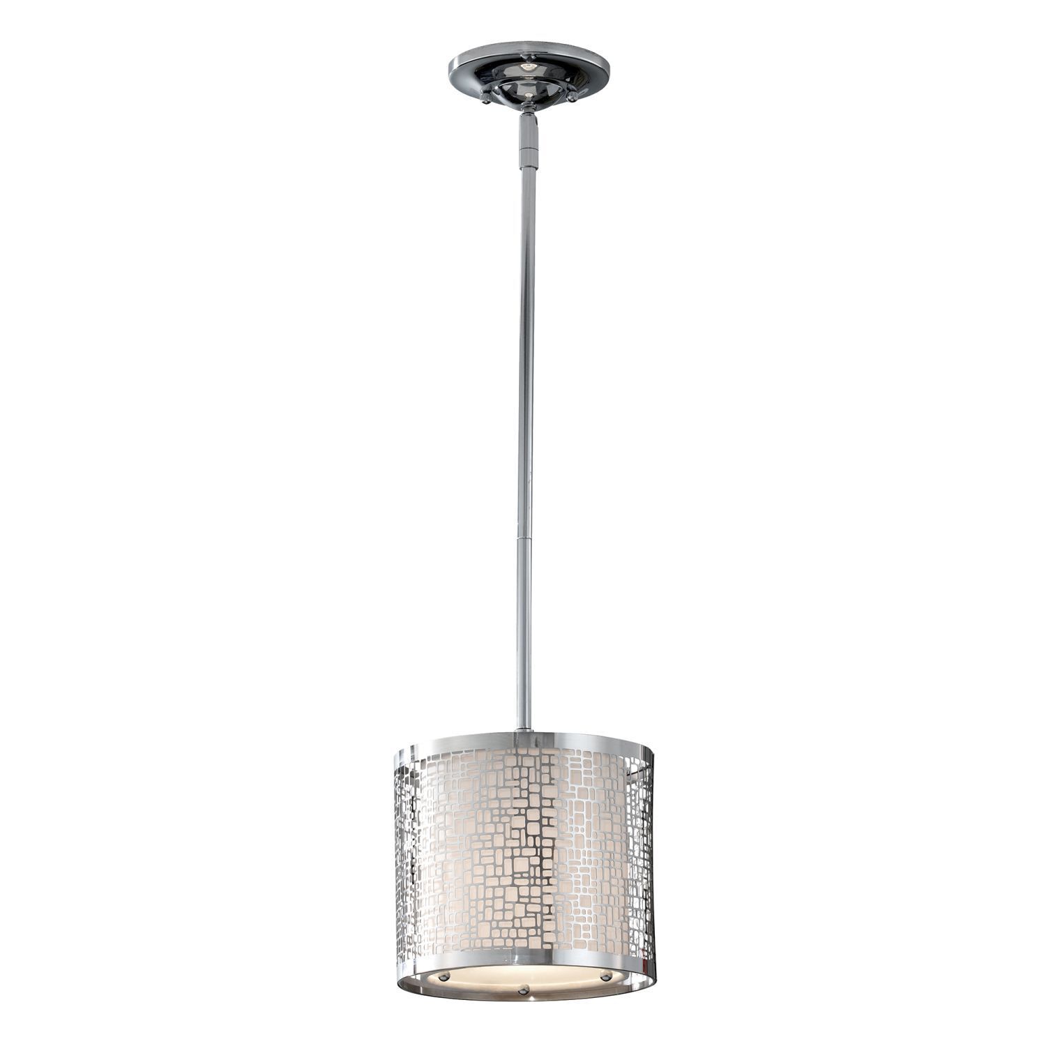 Suspension design VEINE chrome Ø20cm ajustable