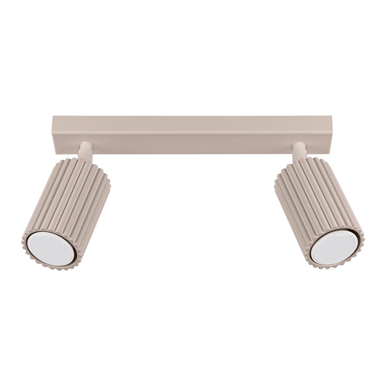 Deckenstrahler 2-flammig verstellbar 30 cm GU10 Taupe Beleuchtung, Leuchte, Deckenleuchte