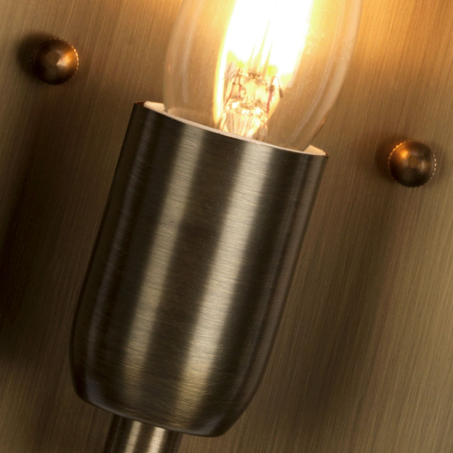 Lampe d'extérieur laiton verre IP44 Vintage Design E27