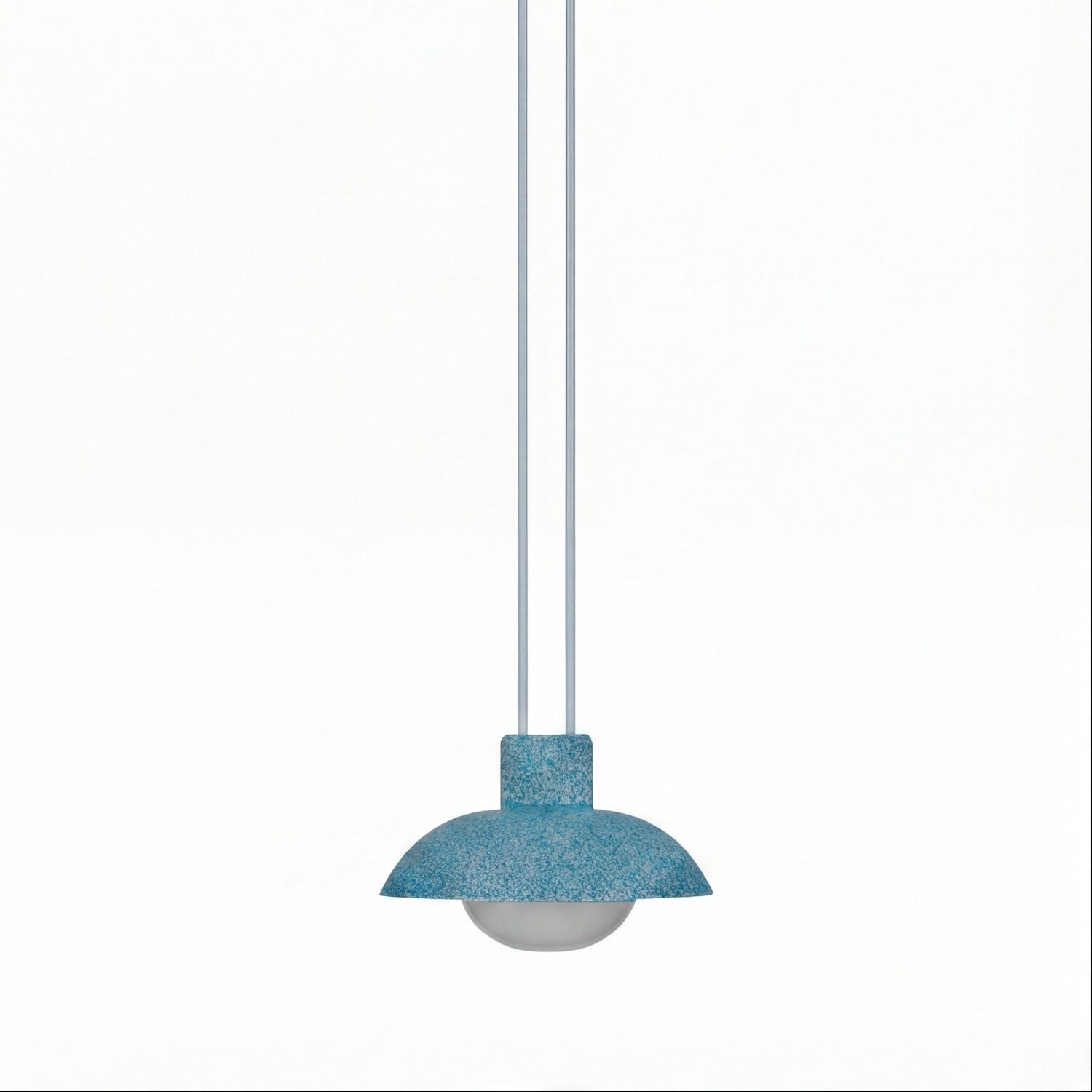 Hängelampe, Pendellampe, Deckenleuchte, Metall, Blau