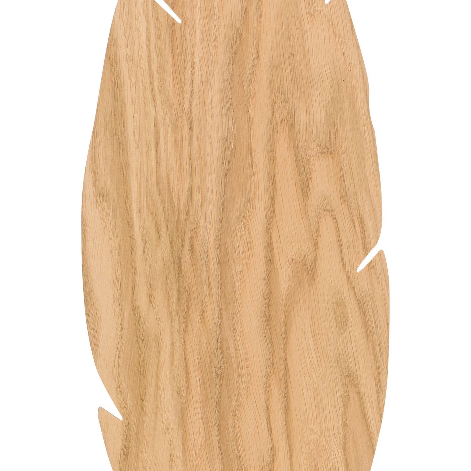 Wandleuchte Holz Deko 51 cm Blatt indirektes Licht Boho