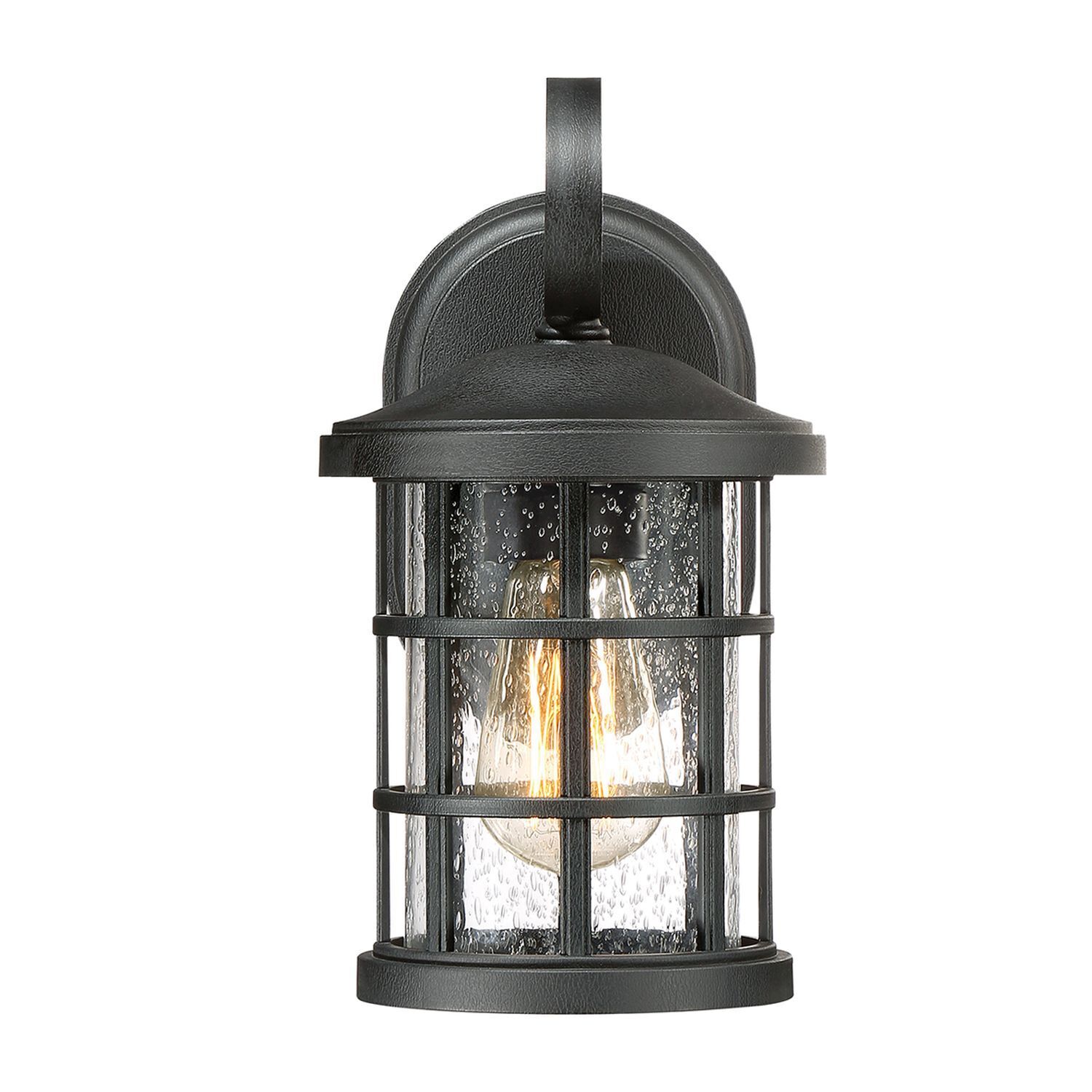 Lampe d'extérieur murale IP44 E27 Rustique noir antique