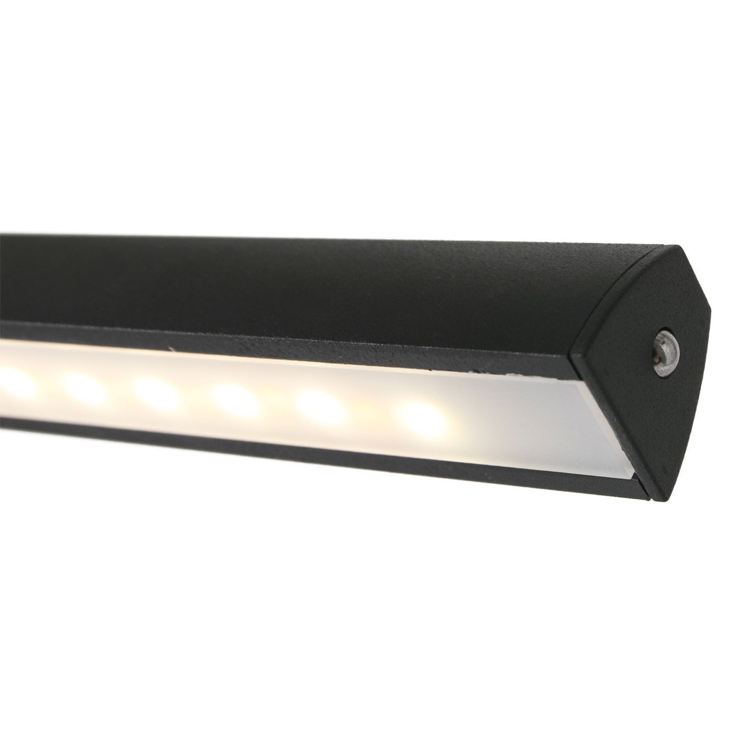 Dimmbare LED Bilderleuchte Schwarz B:60 cm 9 W flexibel