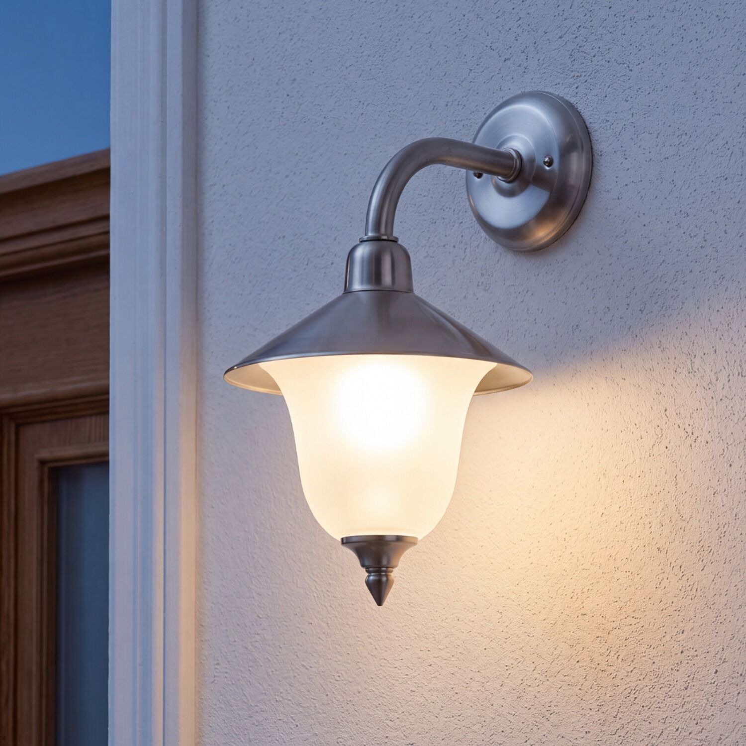 aussen-wandleuchte-aussenlampe-andros-1-flammig-nickel-matt-weiss-rustikal-42-1 Außenleuchte, Wandleuchte, Glasleuchte, Metall, Beleuchtung