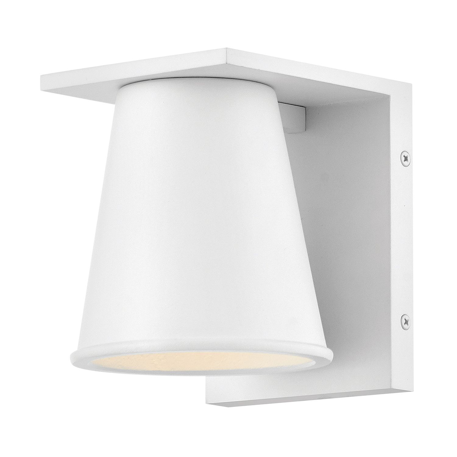Applique murale extérieure blanche LED GU10 IP44 15,4 cm de haut petite