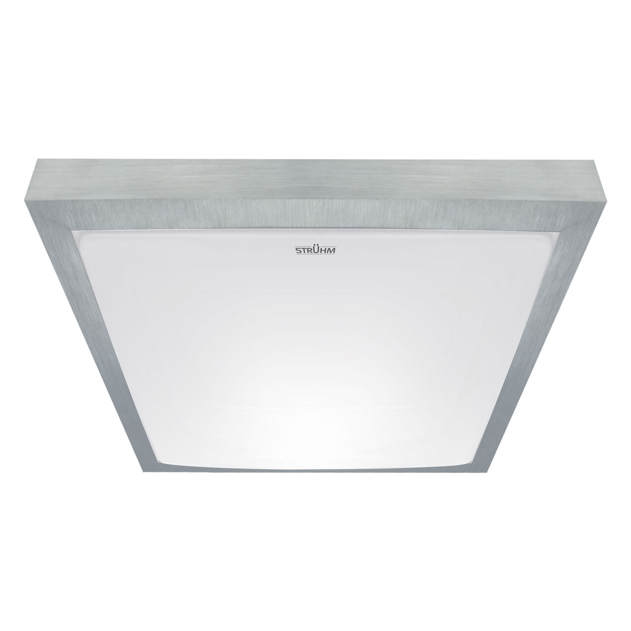 LED Deckenlampe Badezimmer B: 37 cm IP44 4000 K Silber Weiß