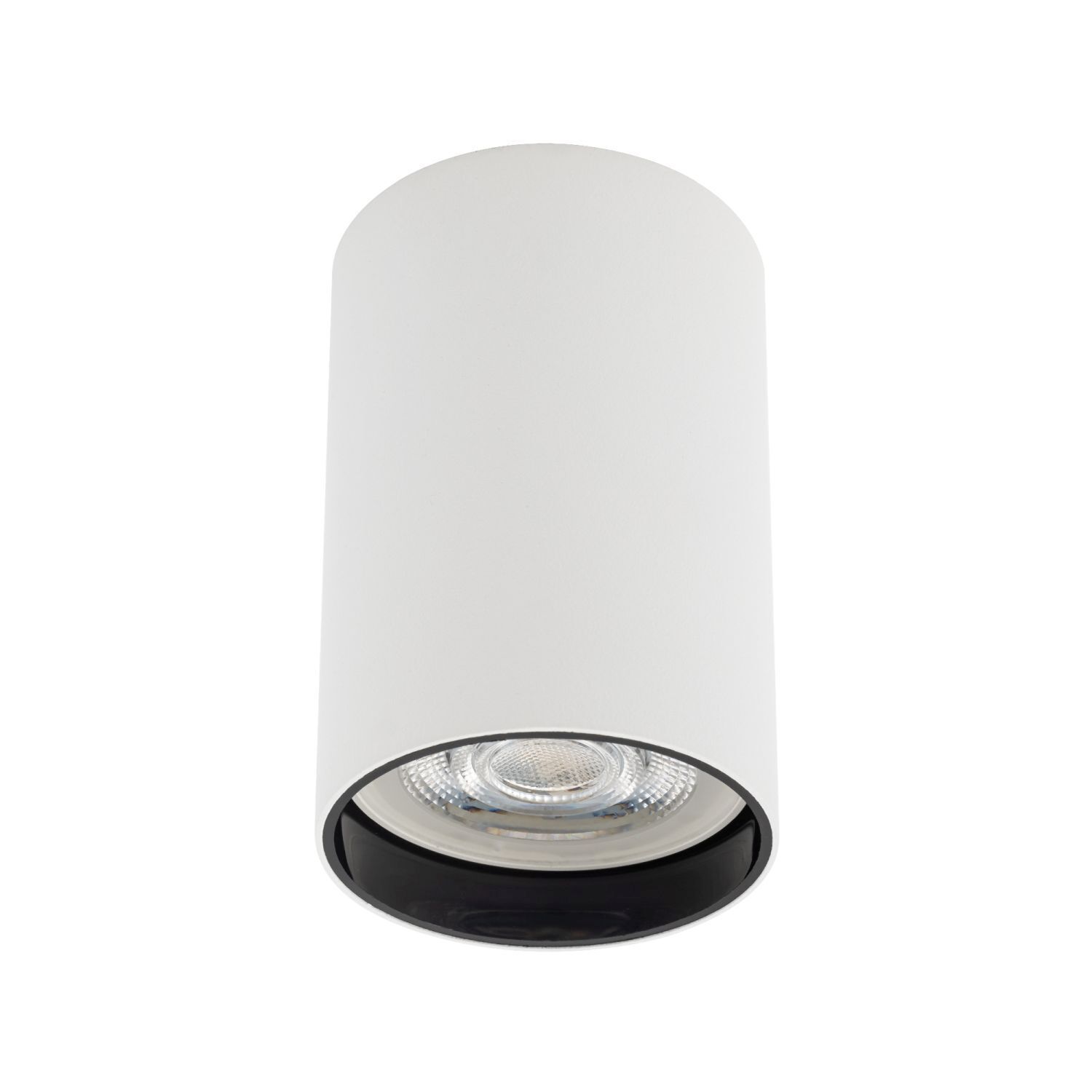 Spot à encastrer métal blanc noir Ø5,5 cm GU10 max. 10 W Lampe