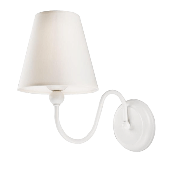 Applique murale blanche Wandlampe, Wandlampe Weiß, Wandleuchte, Schirmlampe, Metall/Material unbekannt
