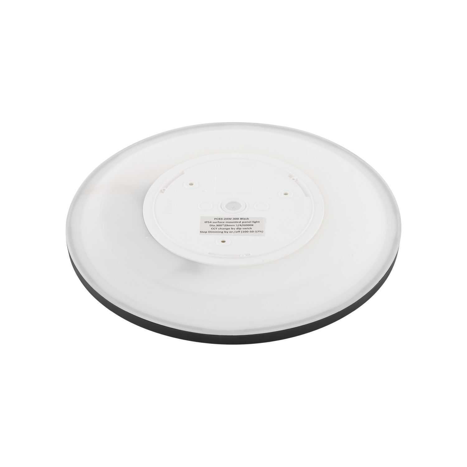 Lampe de salle de bain LED Plafond Variateur 3 modes d'éclairage IP54 ronde Ø50cm