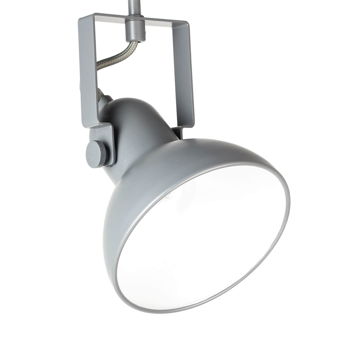 Spot Lampe Anthracite Métal rond Rétro pratique Beleuchtung, Lampe, Leuchte