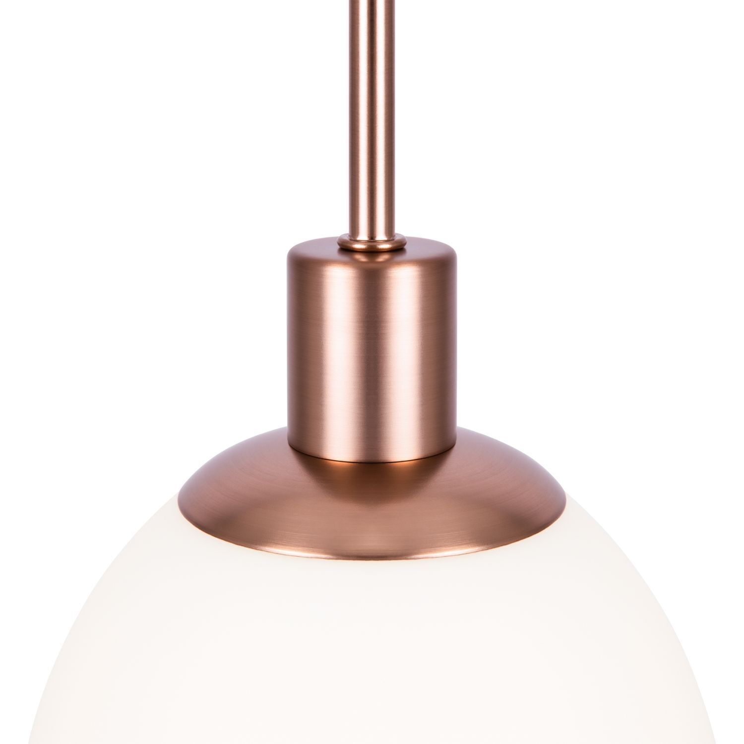 Lampe à suspendre métal verre rond D : 15 cm H : max. 153 cm E14