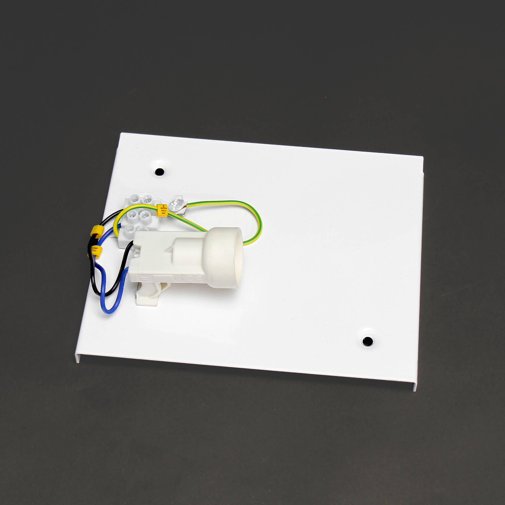 Applique murale Noir Blanc Rétro Motif Up Down H : 25 cm Adapter, Elektronik