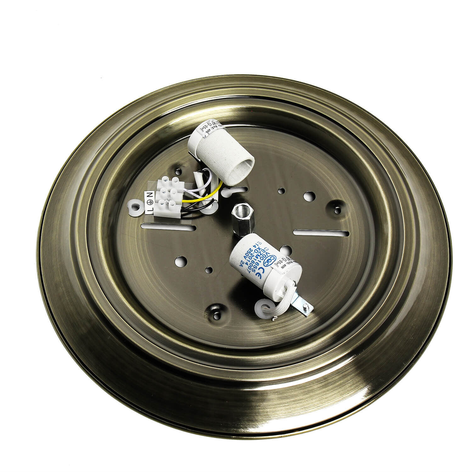 Jugendstil Leuchte für die Decke 2xE14 messing-farben Jugendstil Leuchte für die Decke 2xE14 messing-farben