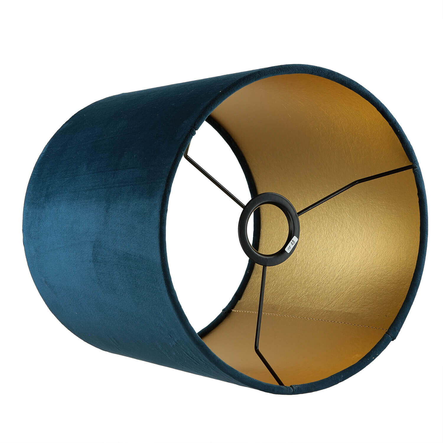 Blauer Lampenschirm für Stehlampen Stoff Zylinder Lampe, Lampenschirm, Zylinder