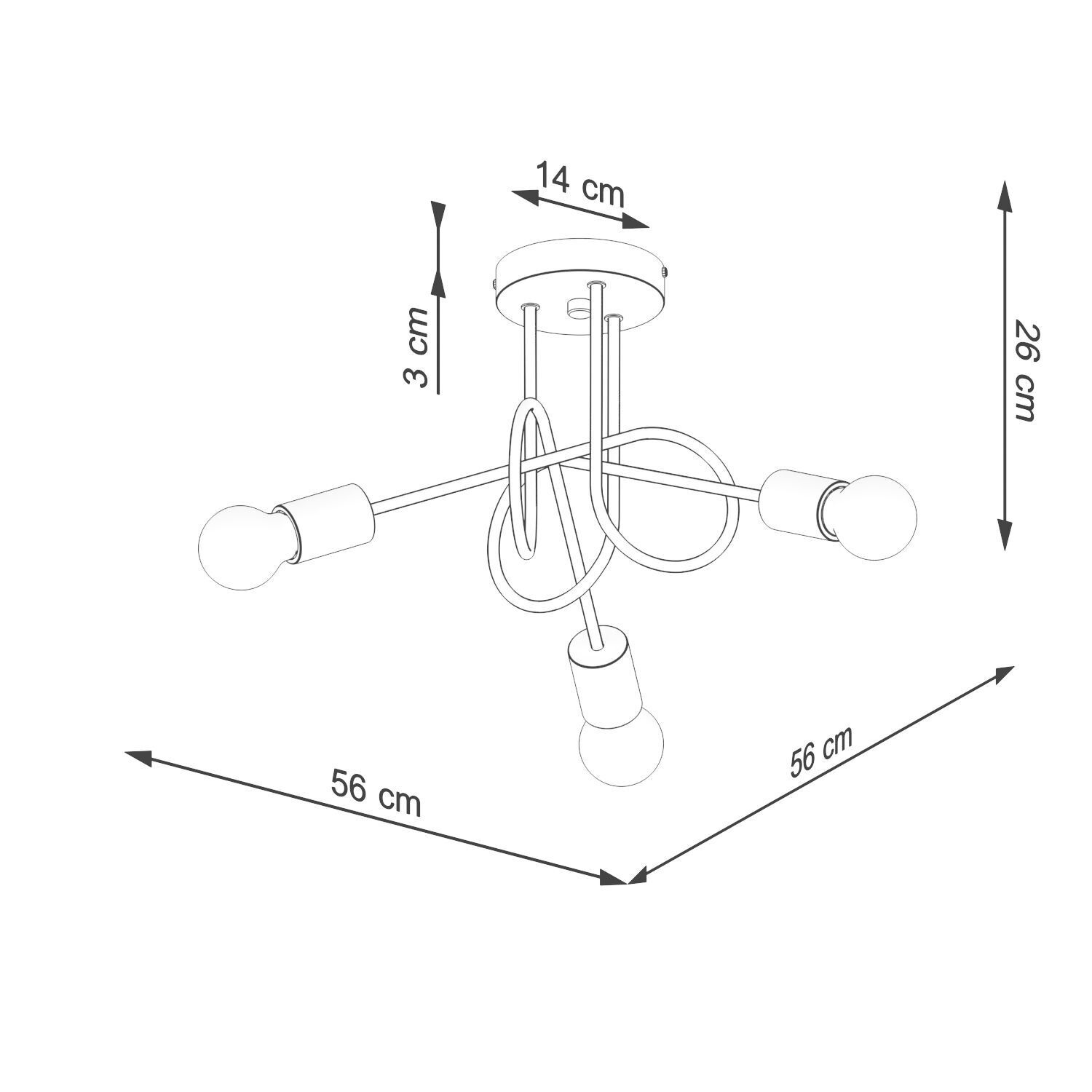 deckenleuchte, pendelleuchte, lampenfassung, 3-lampe, metallgestell