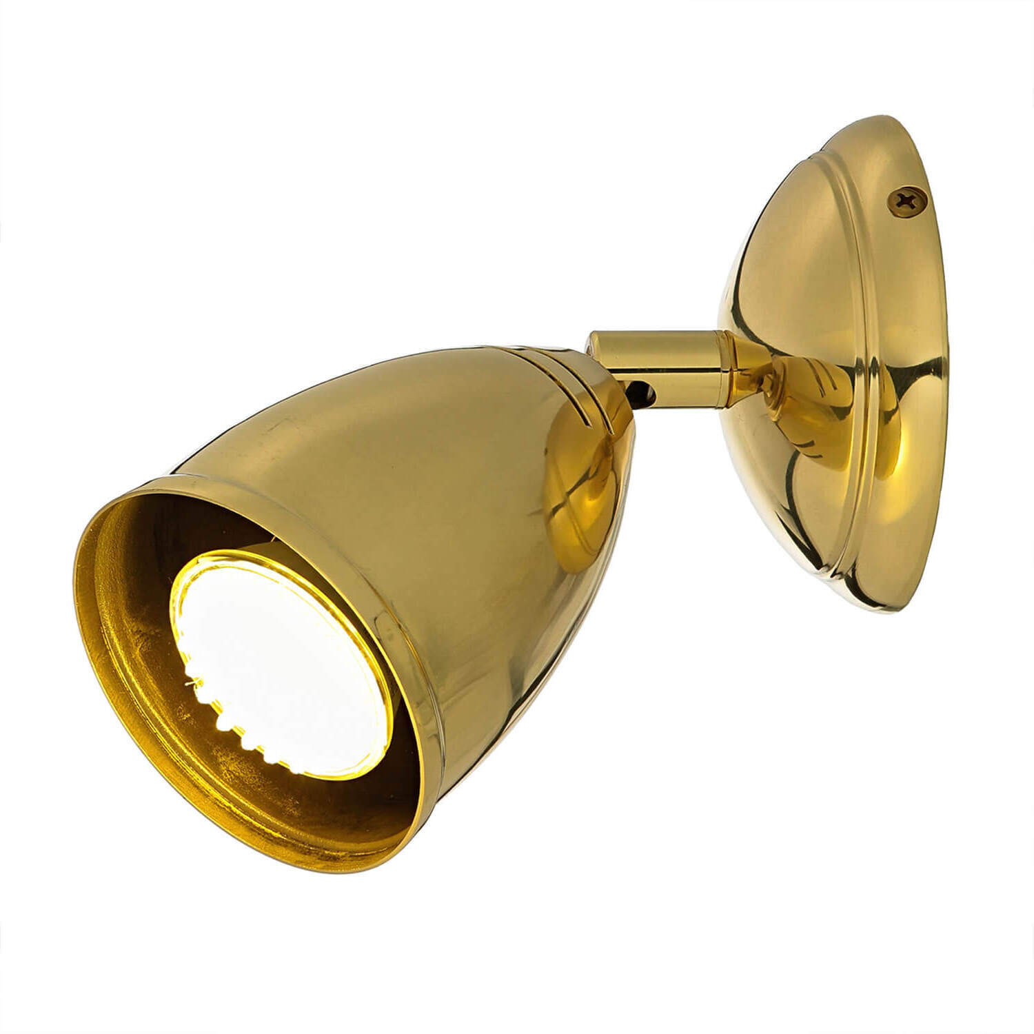 Spot lampe petit laiton massif E27 orientable Beleuchtung, Lampe