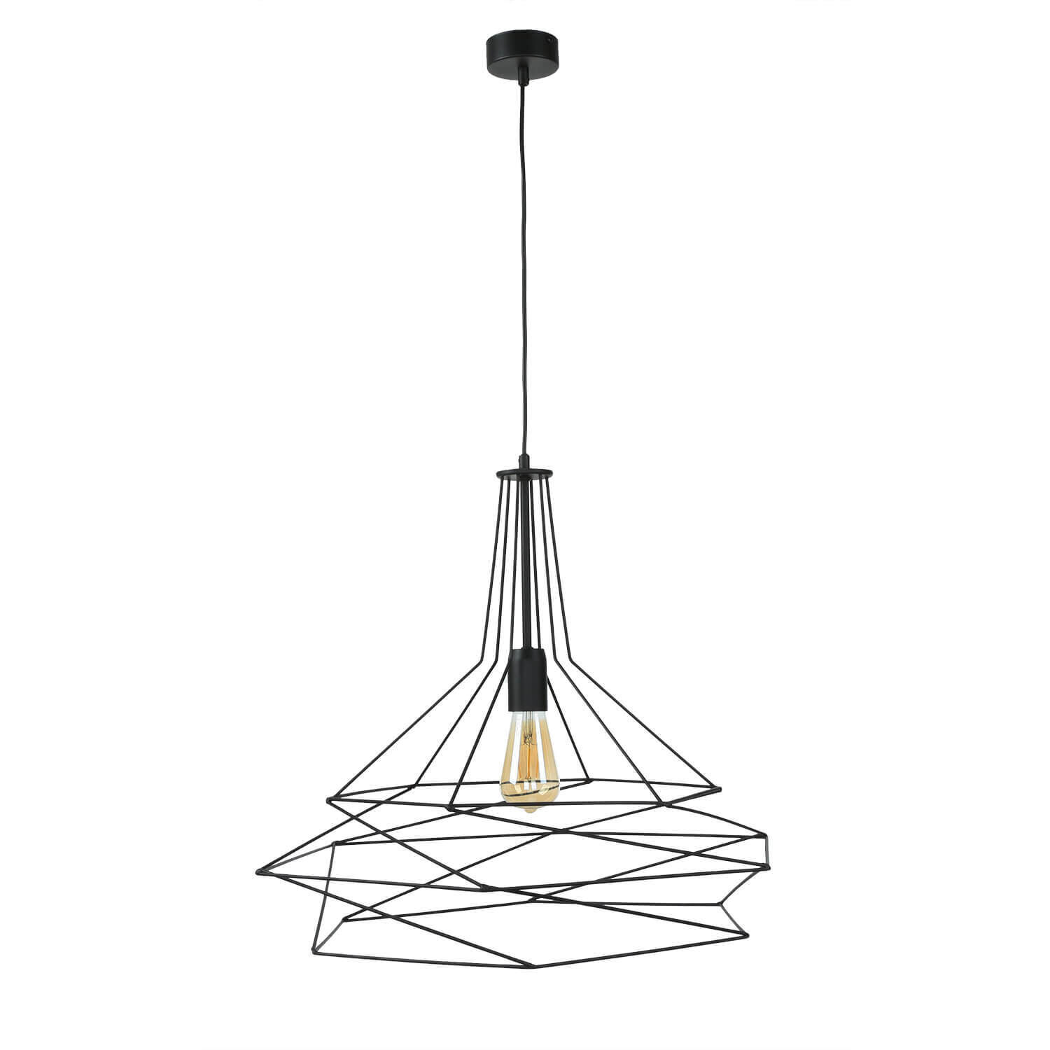 Suspension fil noir géométrique table à manger Leuchter, Lampe