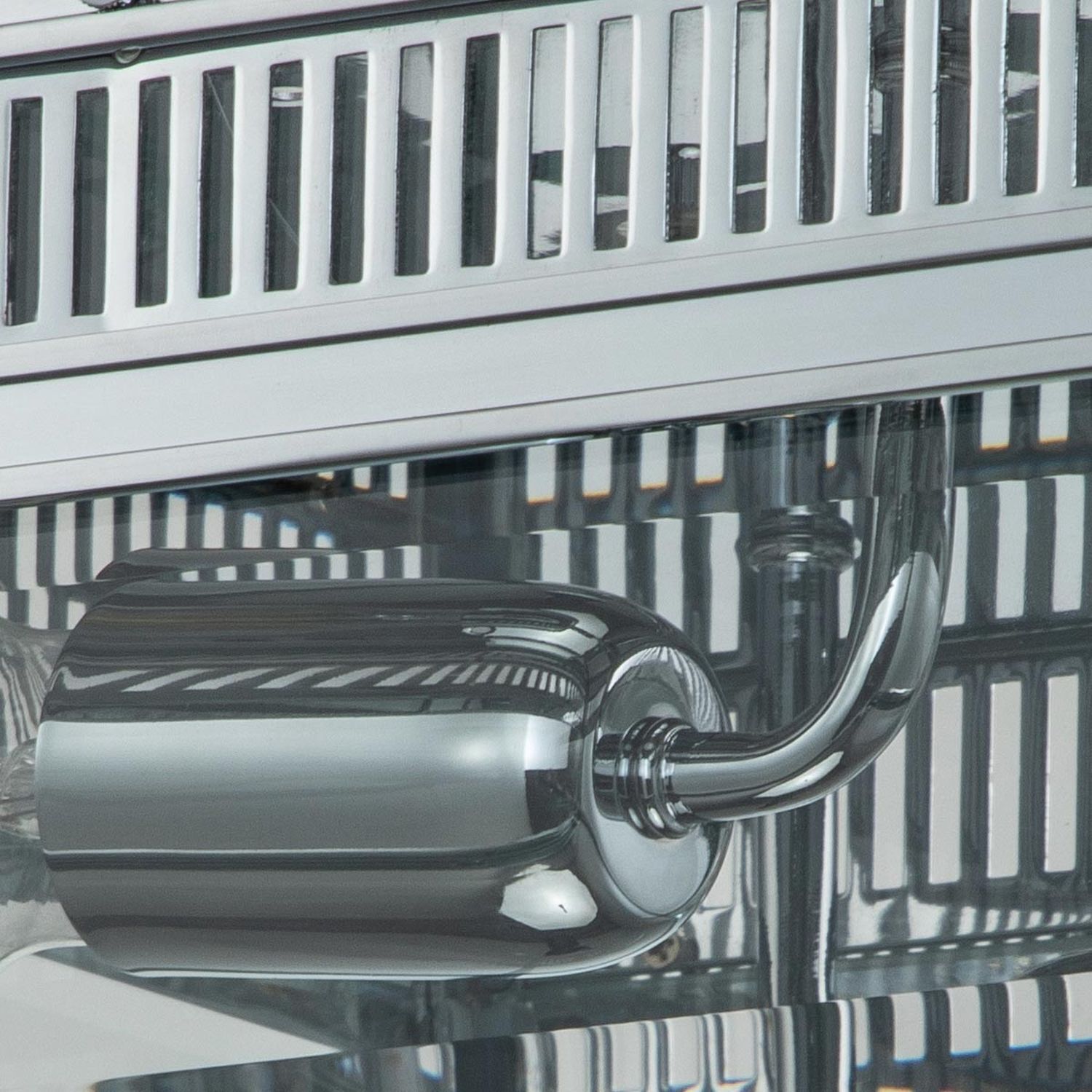 auto, auto, chrome, grille, spiegel