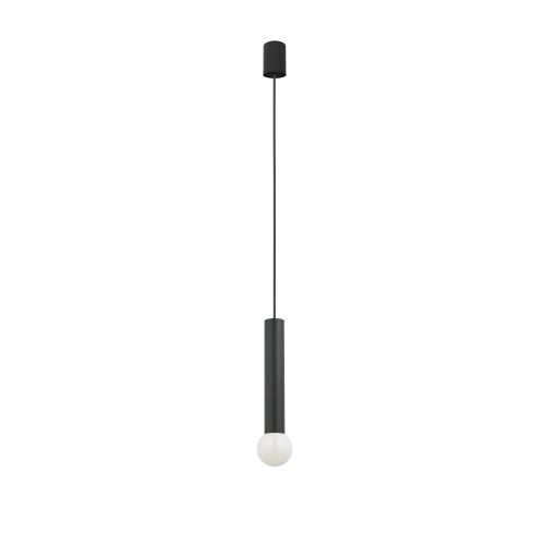 Métal Suspension Noir rond Ø5,5cm étroit Moderne