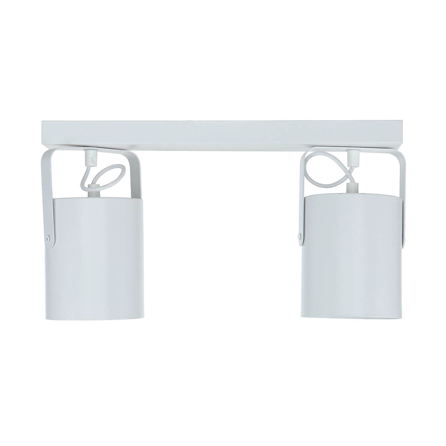 Spot de plafond blanc 2 flmg E27