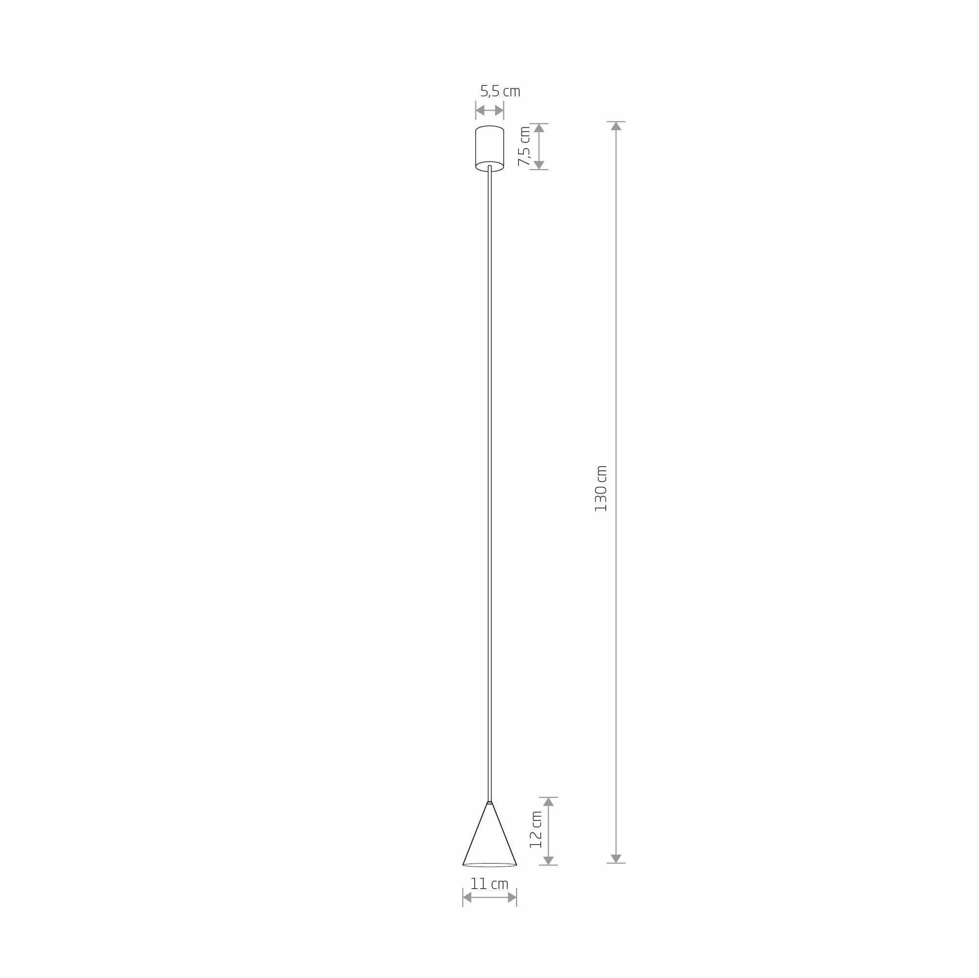 Runde Hängeleuchte Umbra Blau Ø11 cm GU10 Metall Kegel pendant lamp, hängendes licht, deckenleuchte, Kegel-Schirm, langen kabel