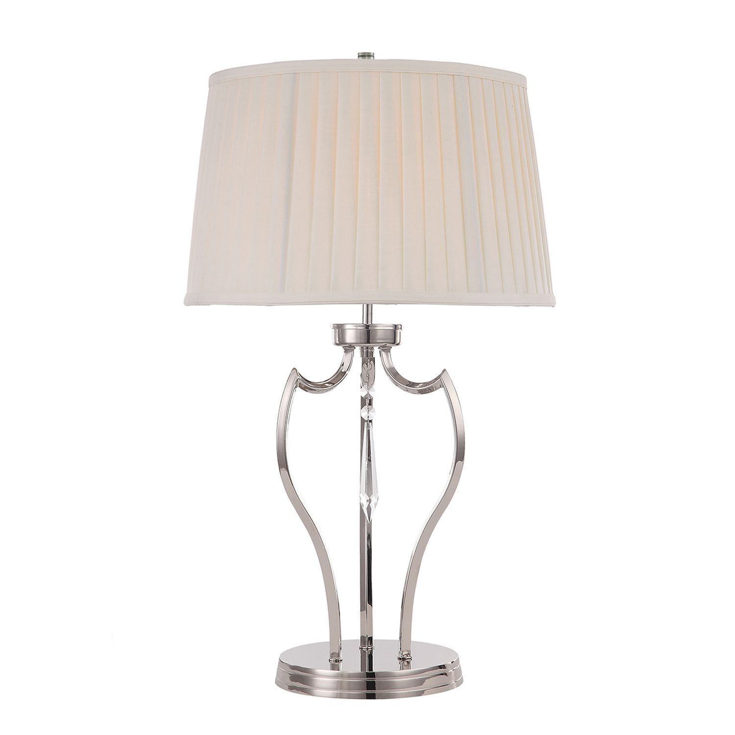 Lampe de table CANDELA 12 laiton en nickel Lampe