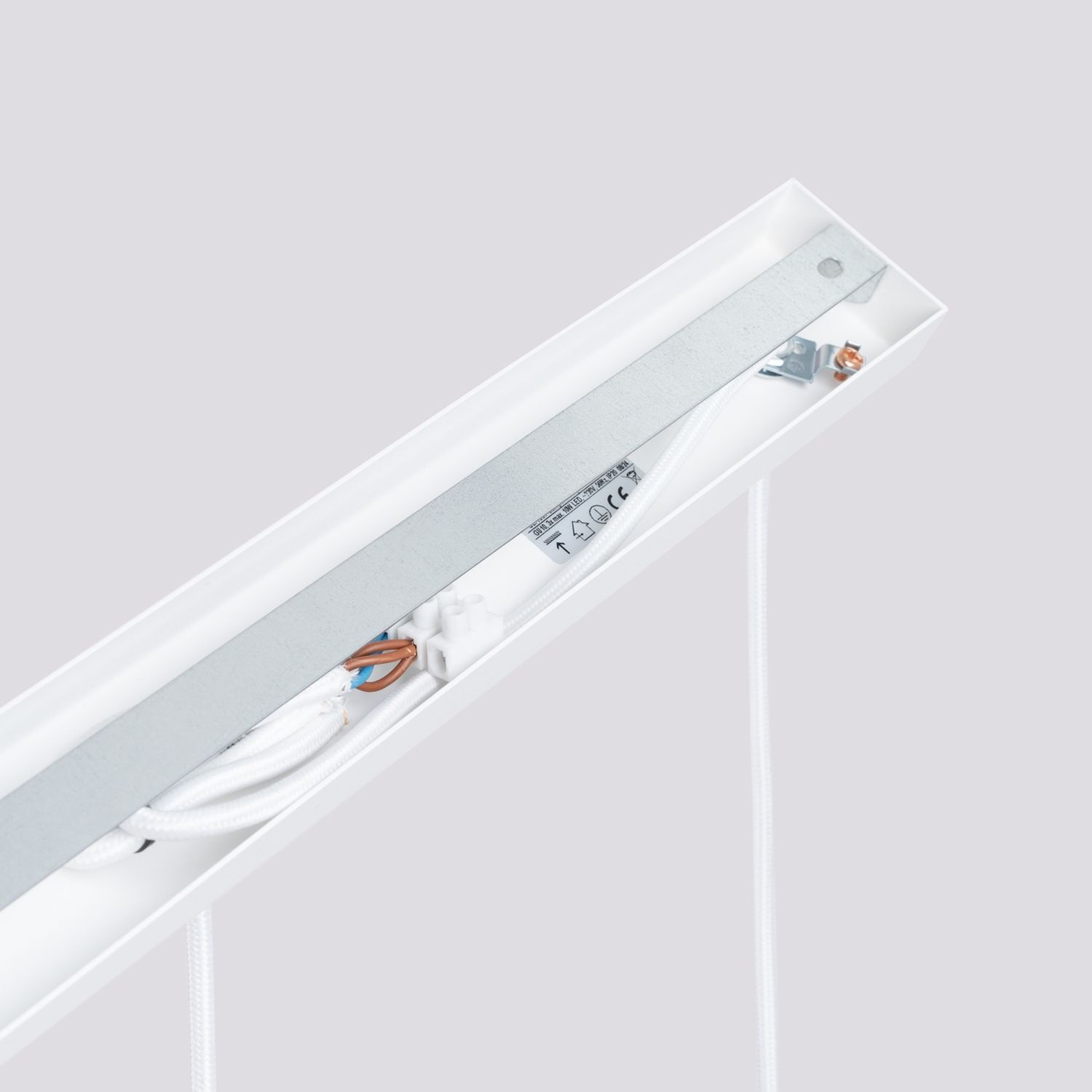 Hängeleuchte 3-flammig GU10 B: 45 cm schmal Weiß Modern