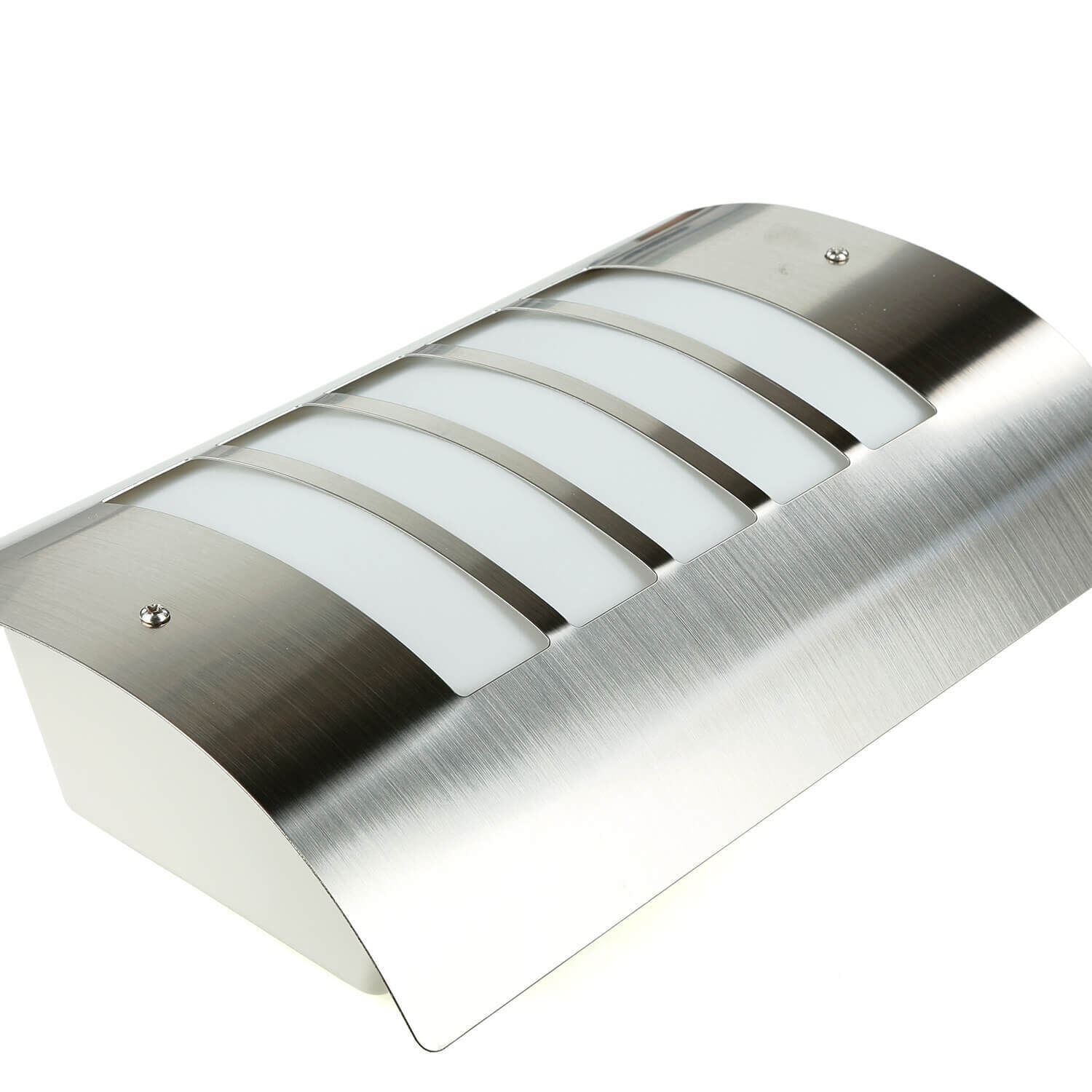 Außenwandlampe Edelstahl IP44 wetterfest Haus Modern Aluminium