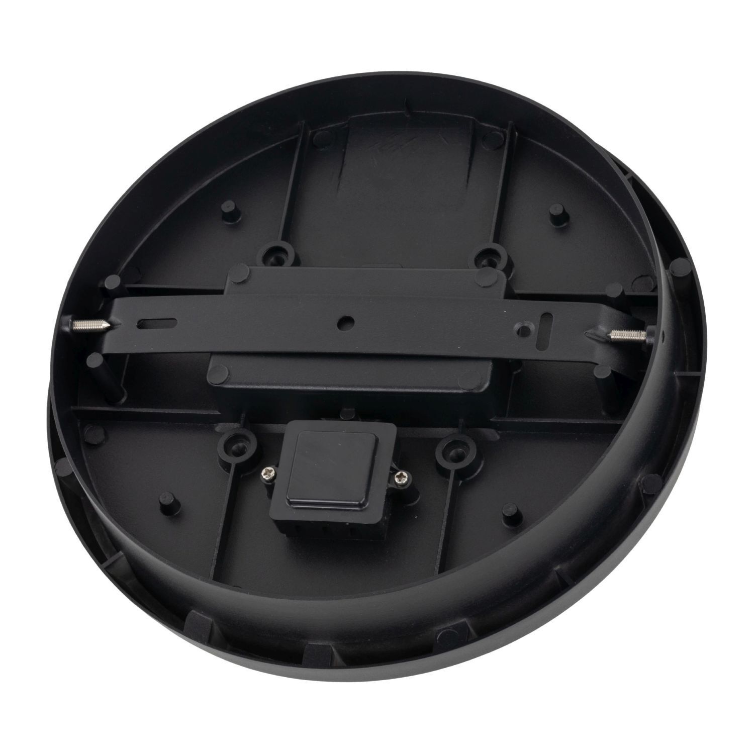 Runde LED Außenwandleuchte IP54 Aluminium Schwarz 18 W