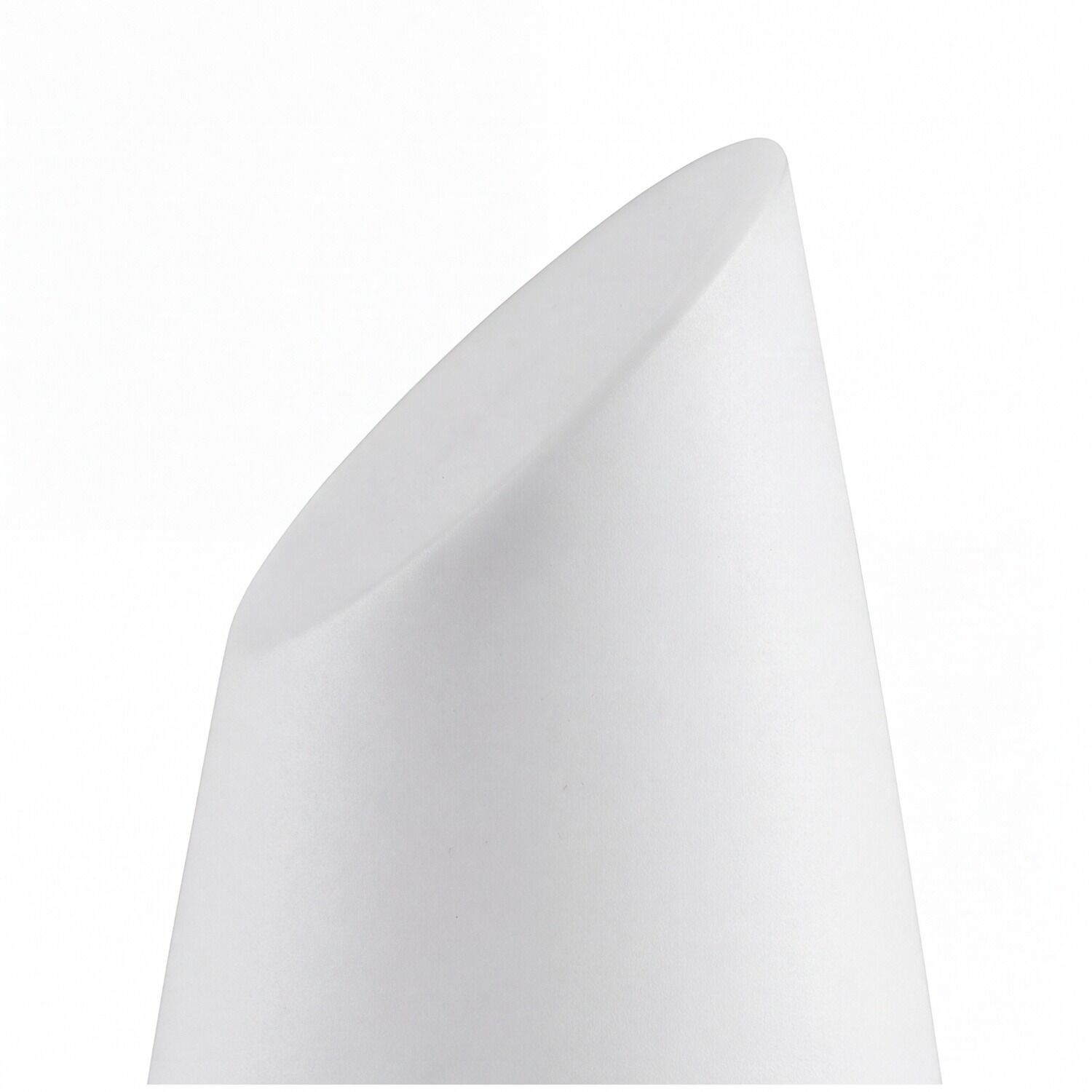 le126645-stehlampe-terrasse-aussen-kunststoff-modern-weiss-04 Lampschirm, Schirm, weiß, Kegelform, Textiles/Material?