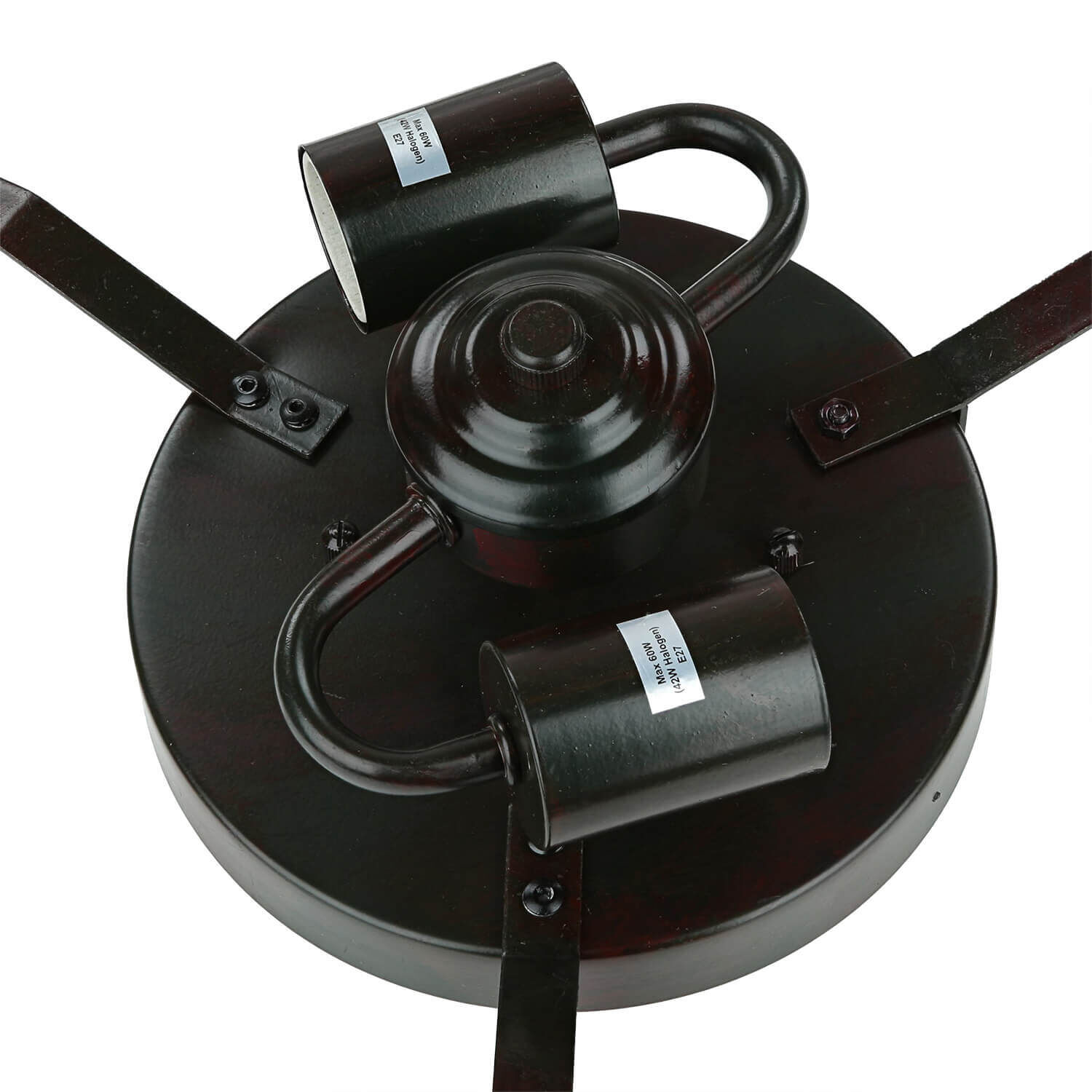 Premium Tiffany Lampe FARFALLA Buntglas rund Ø42cm Premium Tiffany Lampe FARFALLA Buntglas rund Ø42cm