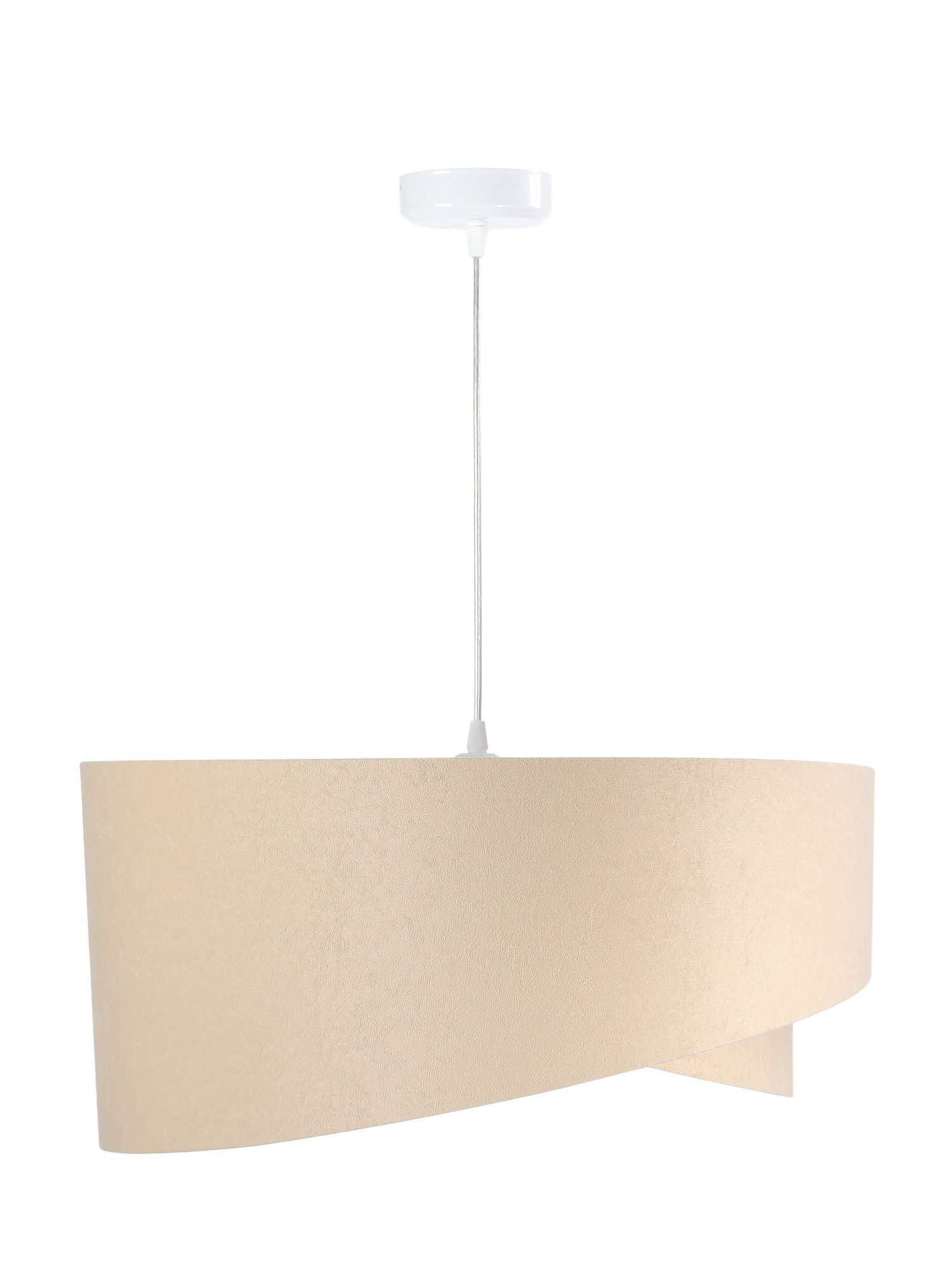 Lampe à suspendre JILLIEN Beige Multicolore ronde Ø50cm