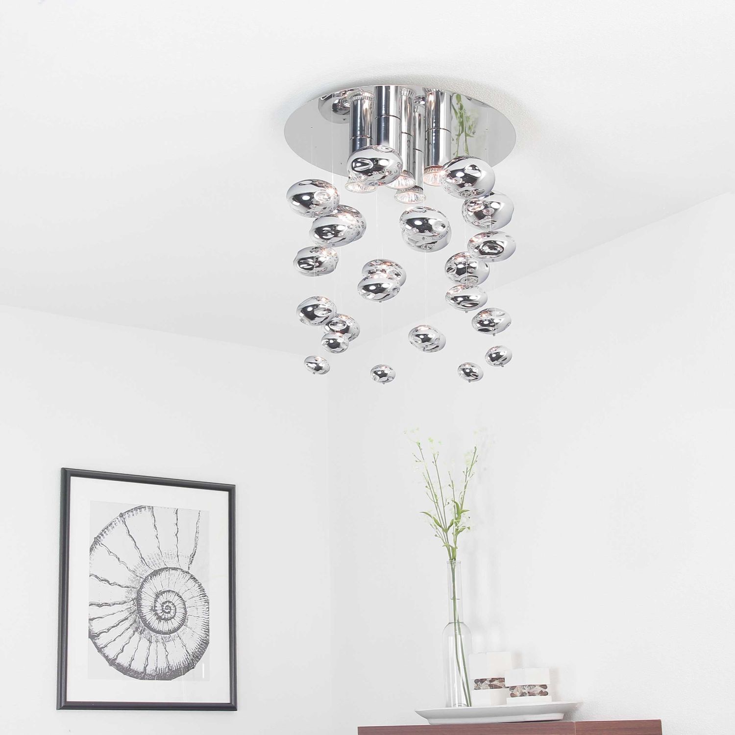 Moderne Kristall Wohnzimmerlampe