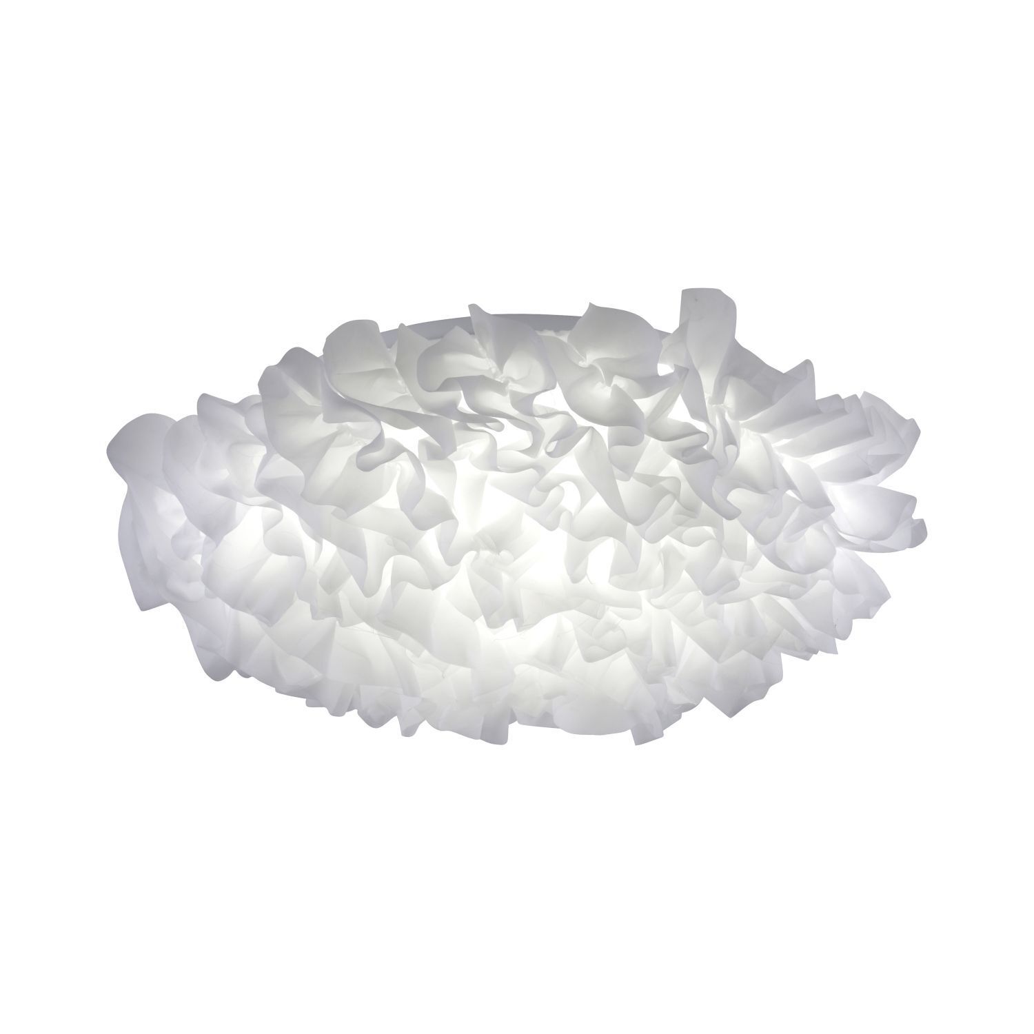 Plafonnier LED Tissu Blanc rond Ø50 cm 2700-5000 K