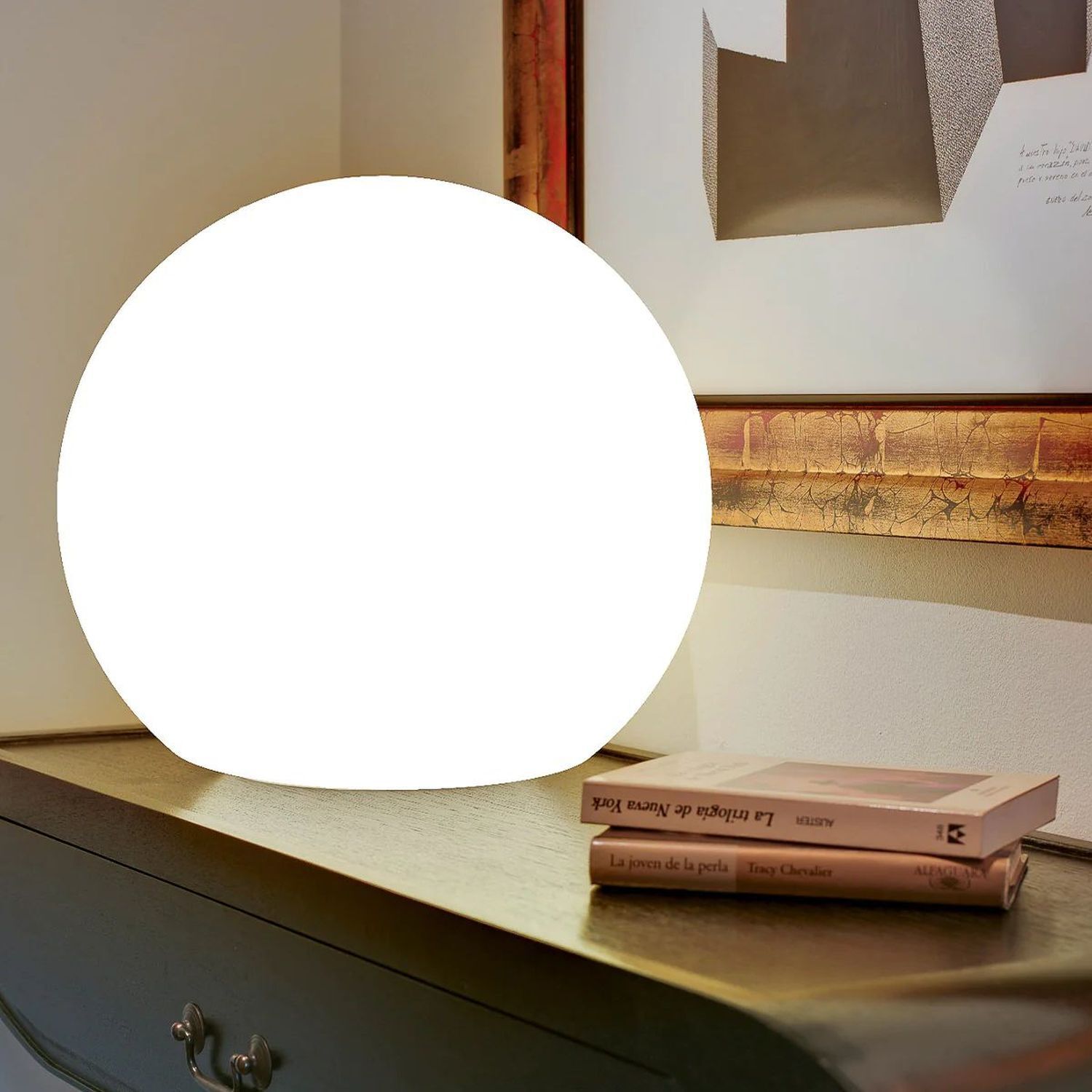 Lampe boule extérieure Ø 40 cm incl. LED E27 2700 K câble interrupteur
