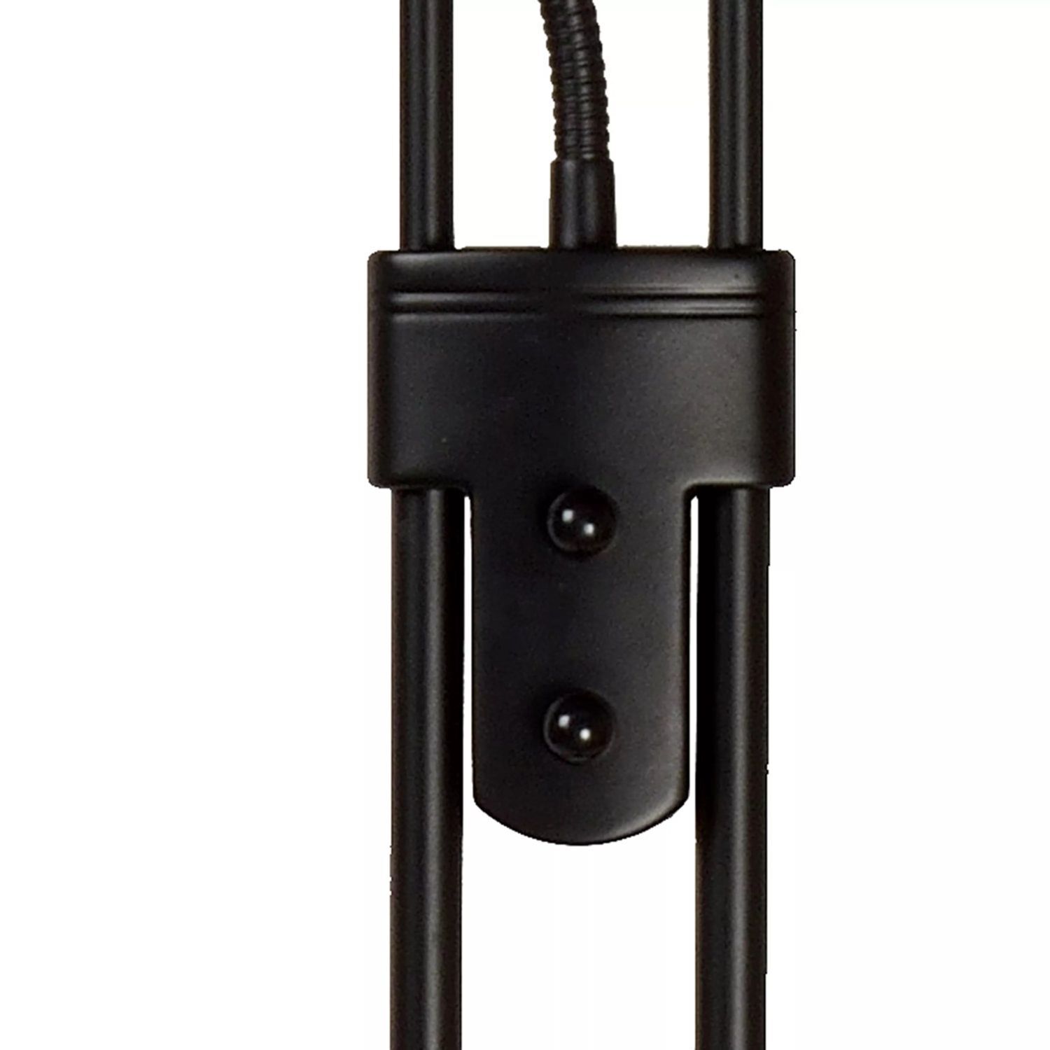 LED Deckenfluter Metall Schwarz 180 cm Leselicht 3000 K Elektrisches Gerät, Mikrophon