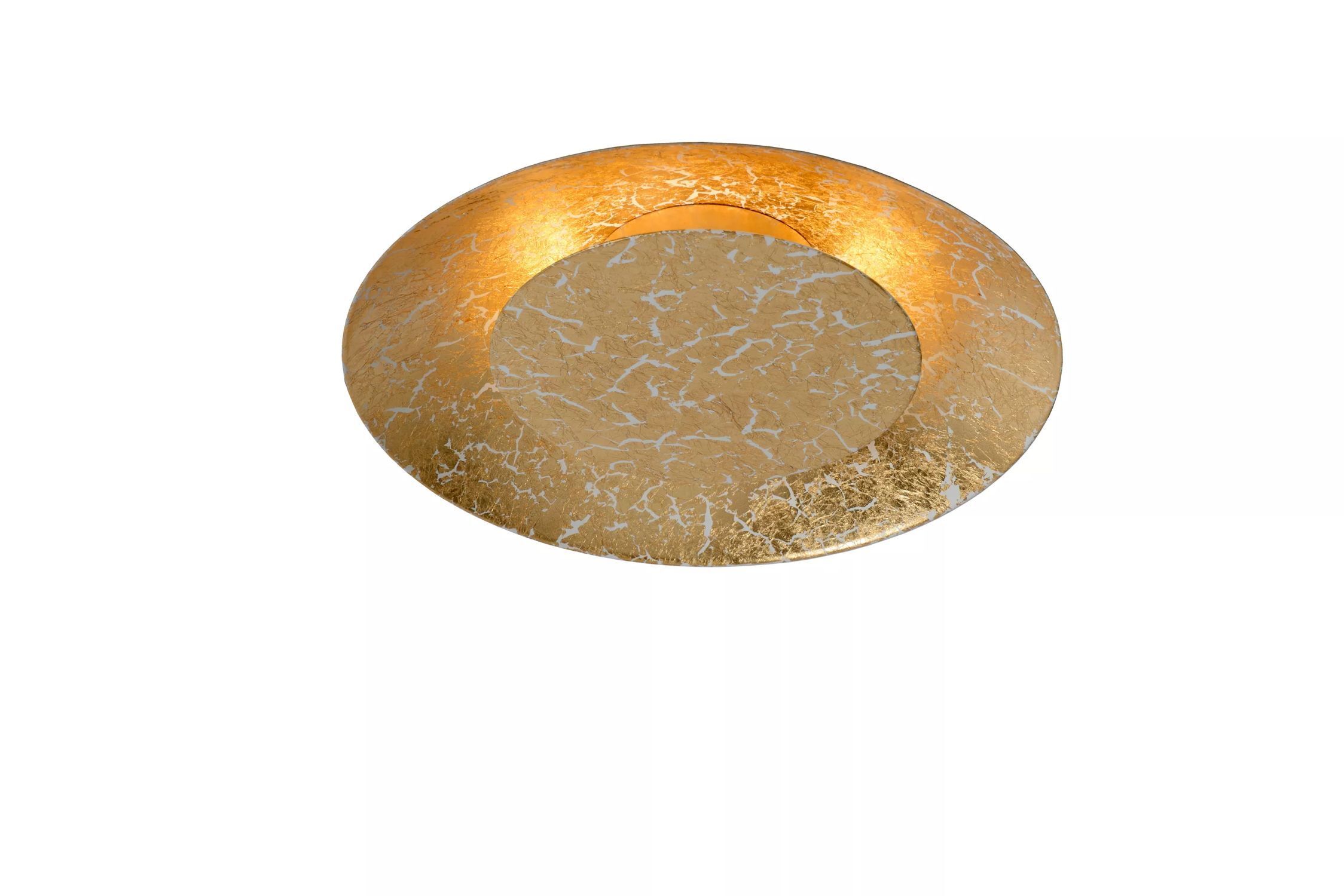 LED Deckenleuchte Metall in Messing Ø21 cm rund 2700 K Gold, Essen, Mahlzeit