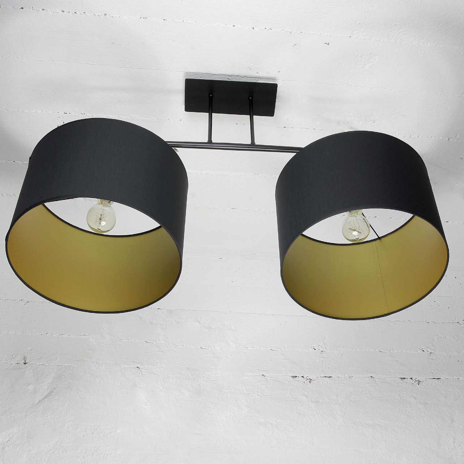 Loft Deckenleuchte Alice mit schwarzen Schirmen Lampe