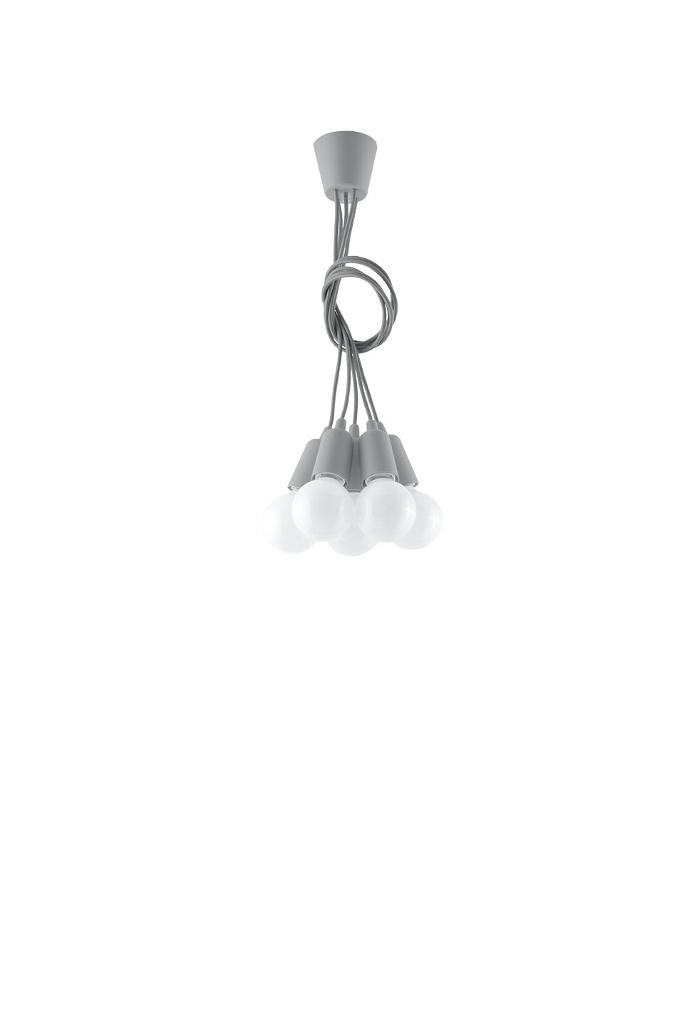 Lampe à suspendre rétro vert réglable jusqu'à 90cm pour E27