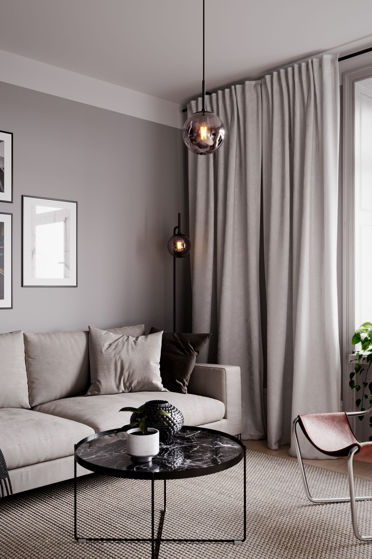 Wohnzimmer, Dekoration Ihres Zuhauses, Kaffeetisch, Tabelle, Lampe