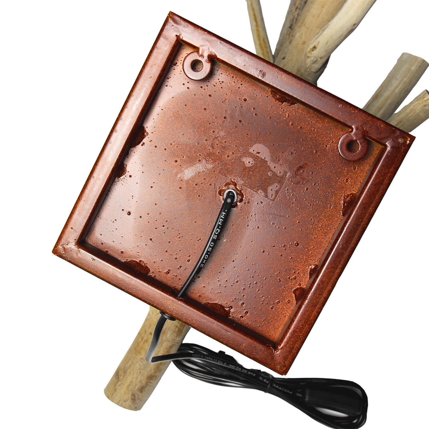 Treibholz Lampe Wand Stoff Schirm Handarbeit SURIN Treibholz Lampe Wand Stoff Schirm Handarbeit SURIN