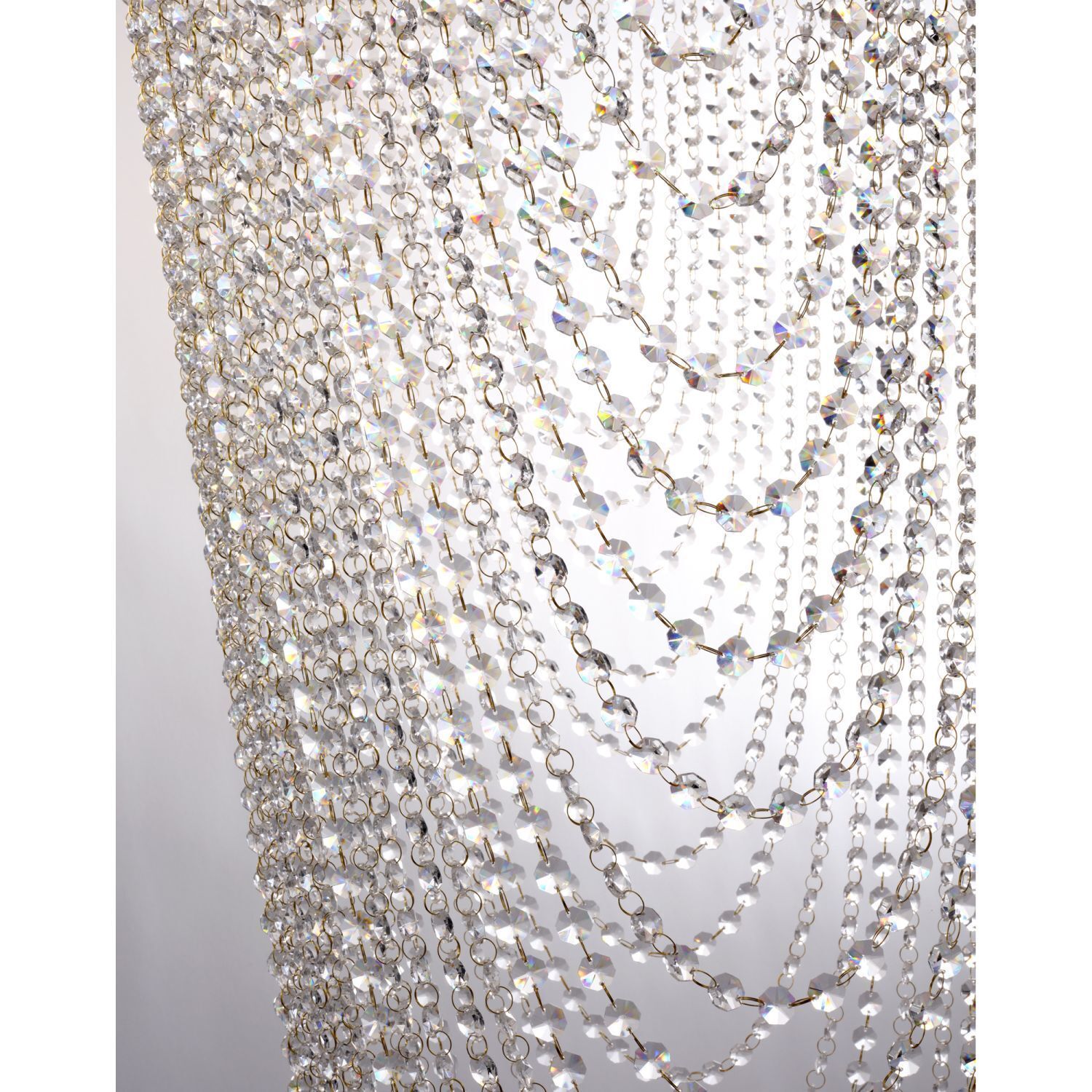 Lampe de plafonnier élégante métal verre GU10 Ø65 cm 10-flamme Leuchter, Lampe, Zubehör, Schmuck, Halskette