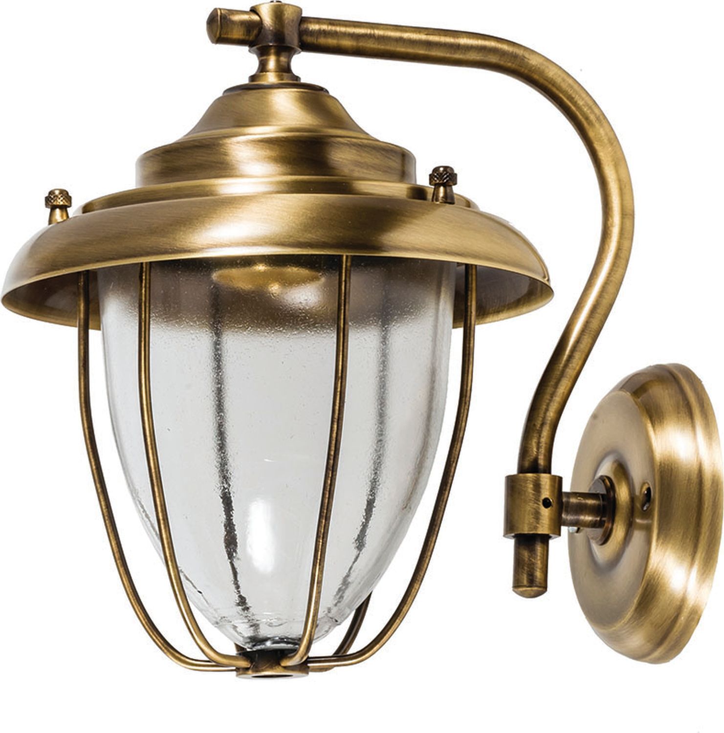 Lampe d'extérieur Lanterne en laiton Verre PERAMA