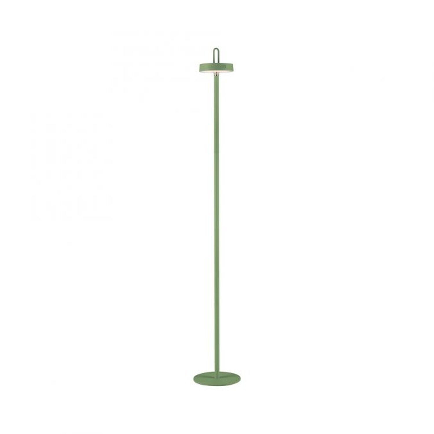 Lampadaire LED rechargeable Vert Dimmer Touch IP44 125,2 cm