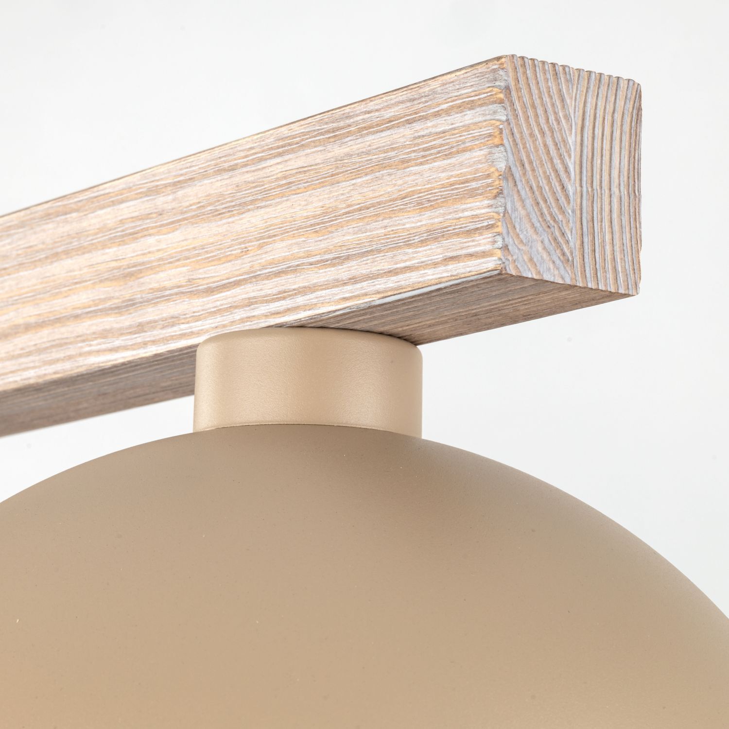 Halterung, Wandmontage, Holz, Beige, Lampe