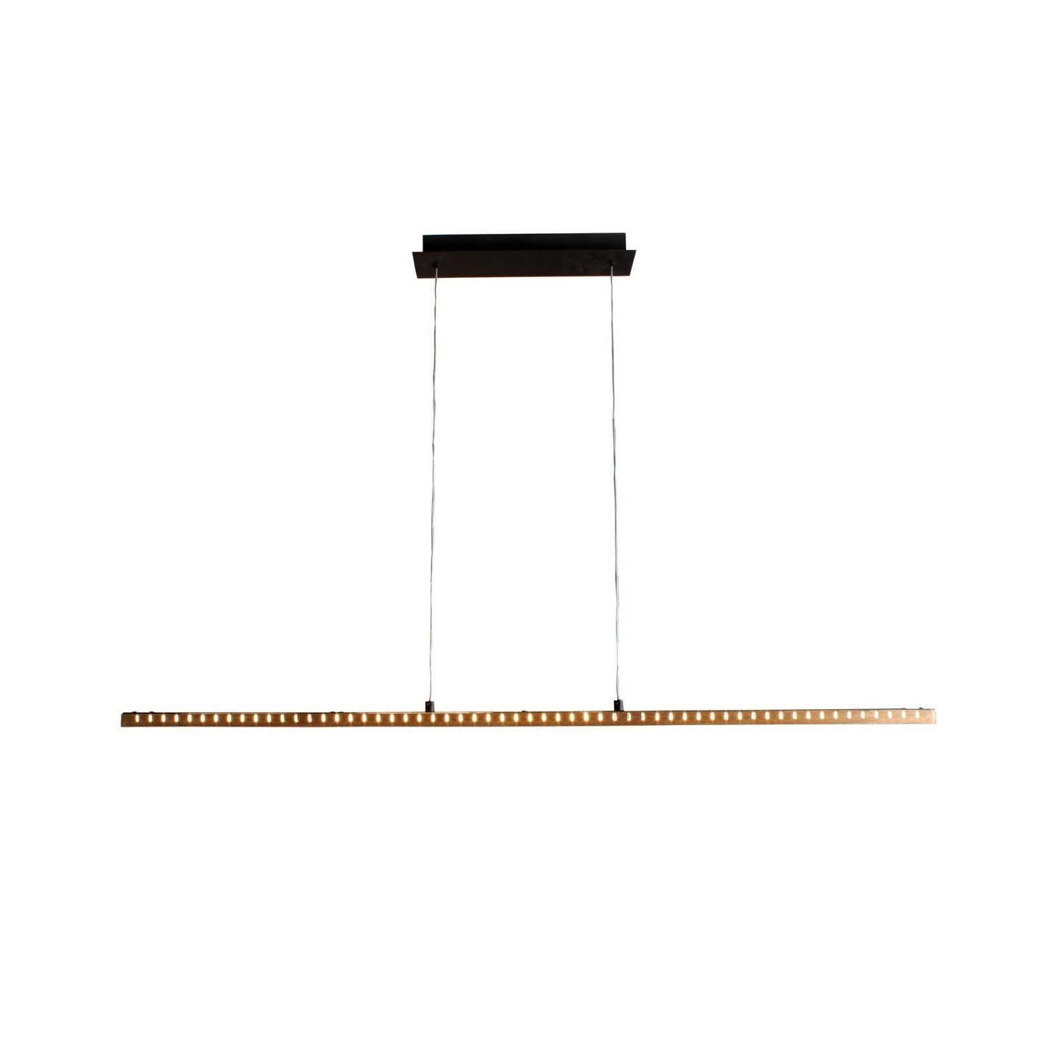 haengelampe-pendelleuchte-metall-haengelampe-esstisch-saalweil-1x-led-mit-40w-leuchtmittel-inklusive-schwarz-natur-le116054-04 Pendelleuchte, lineare Pendelleuchte, LED-Streifen, hängendes Licht, Holzoptik
