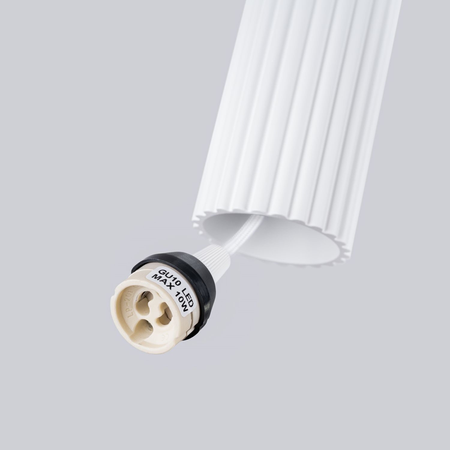 Lampe à suspendre 3 flammes GU10 Moderne L : 19,5 cm Blanc BERTA